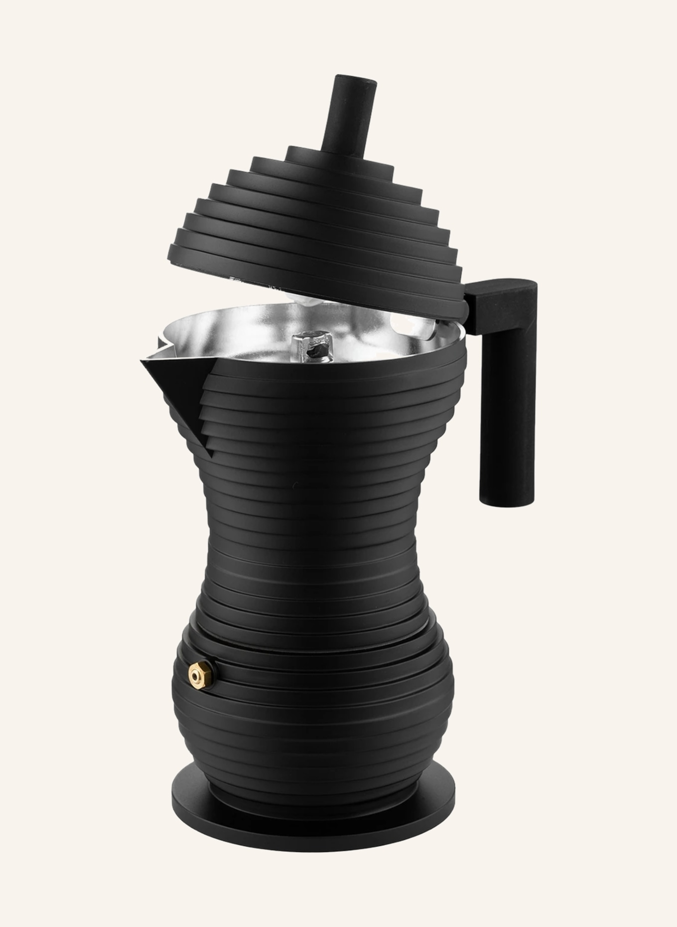 ALESSI Espresso maker PULCINA , Color: BLACK (Image 2)