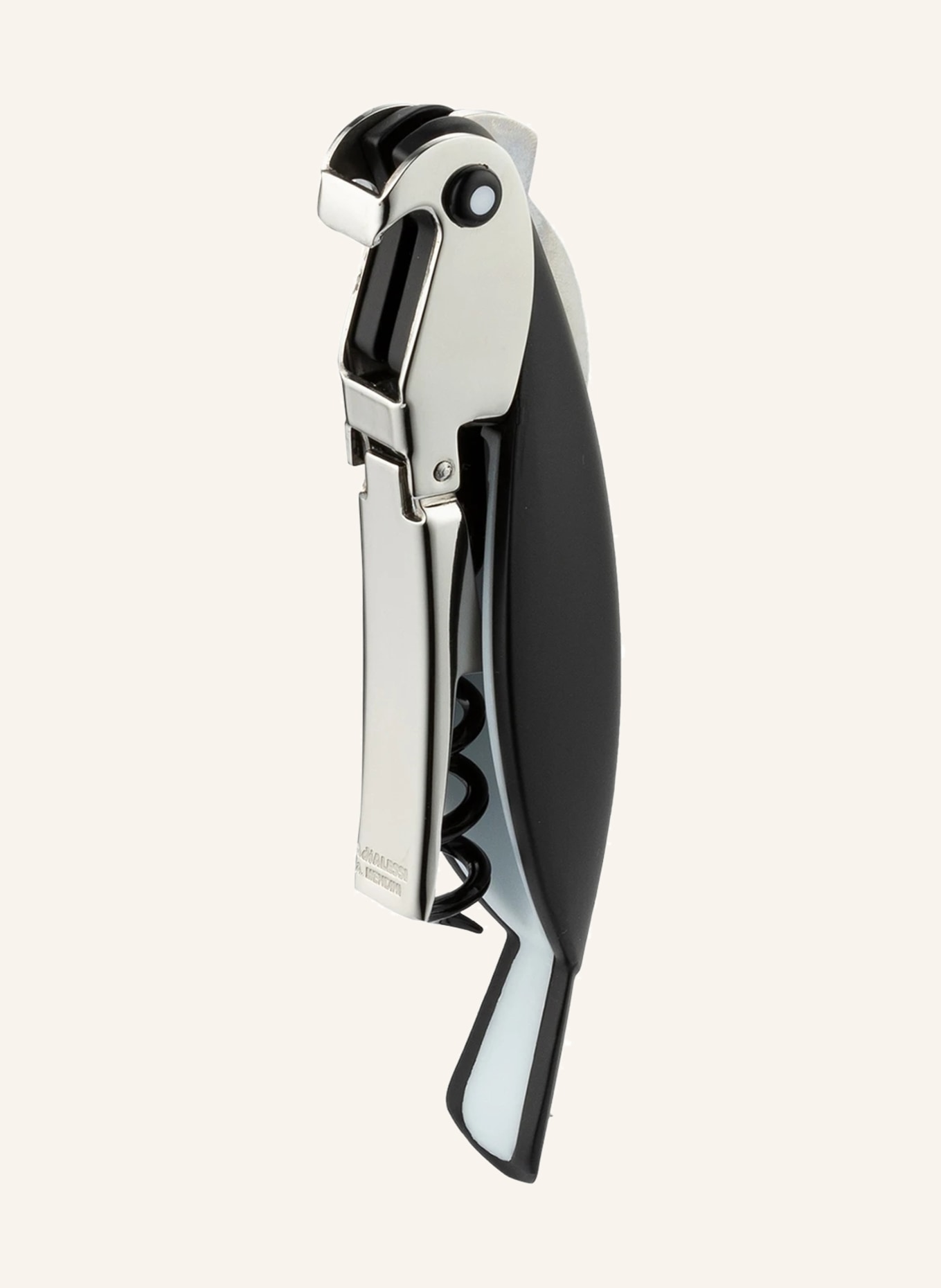 ALESSI Corkscrew PARROT, Color: SILVER/ BLACK (Image 1)