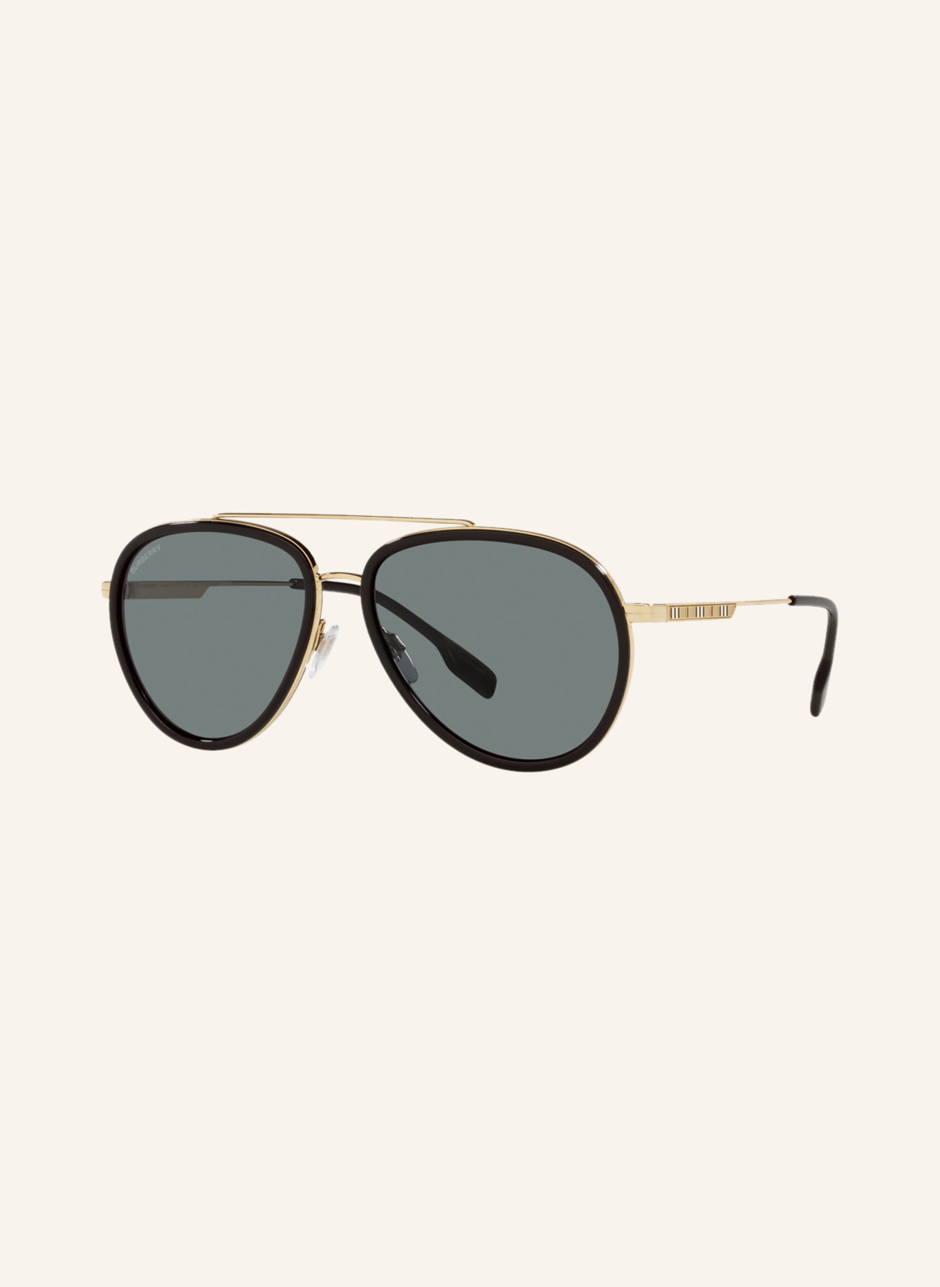 BURBERRY Sunglasses BE3125, Color: 101781 - GOLD/DARK GRAY (Image 1)