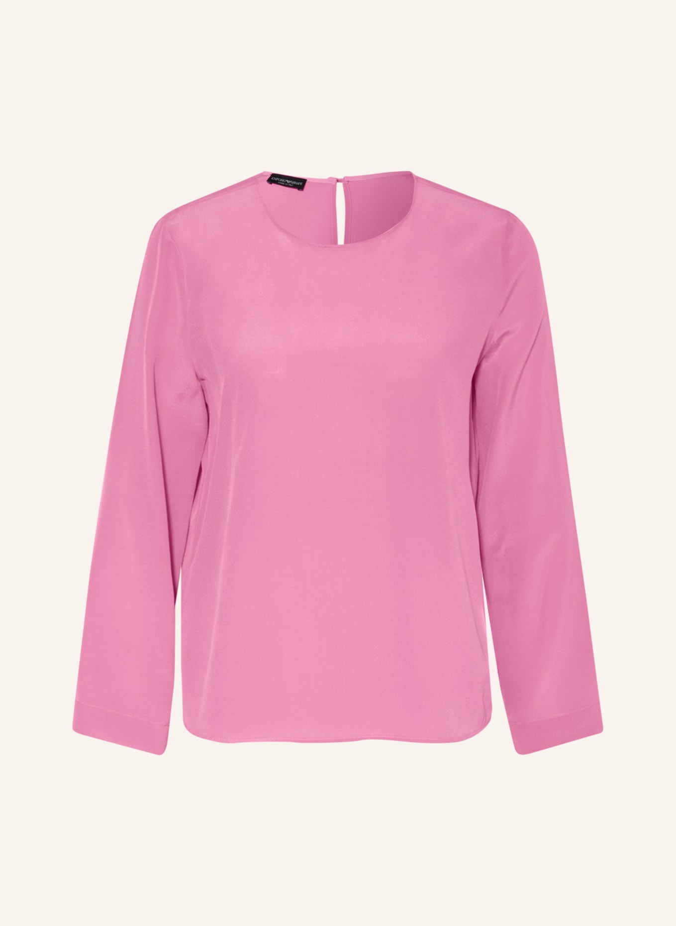 EMPORIO ARMANI Shirt blouse in silk, Color: PINK (Image 1)