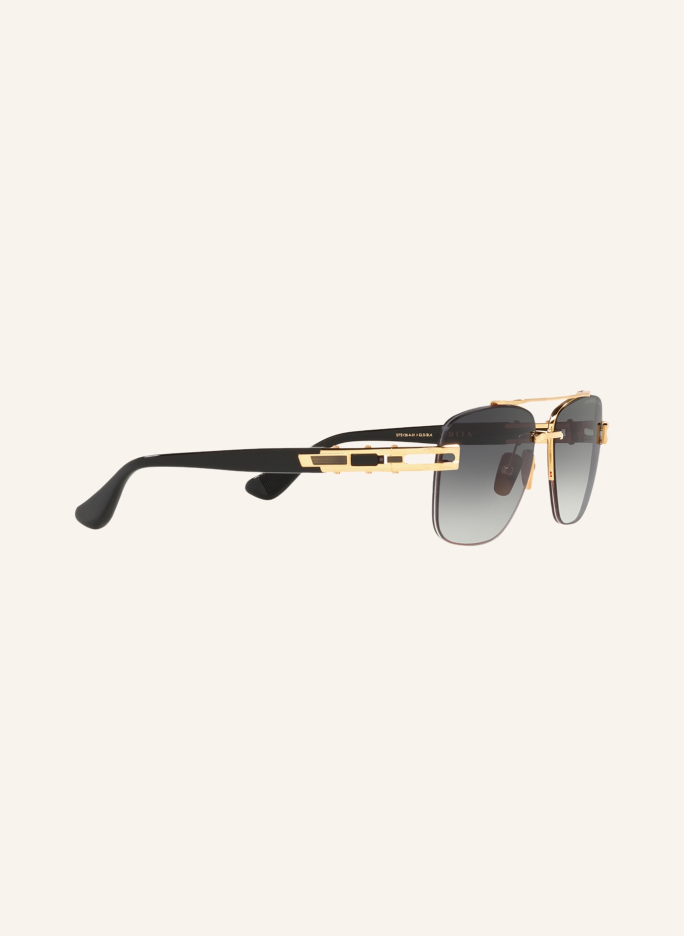 DITA Sunglasses DT8138, Color: 2300L3 - GOLD/ GRAY GRADIENT (Image 3)