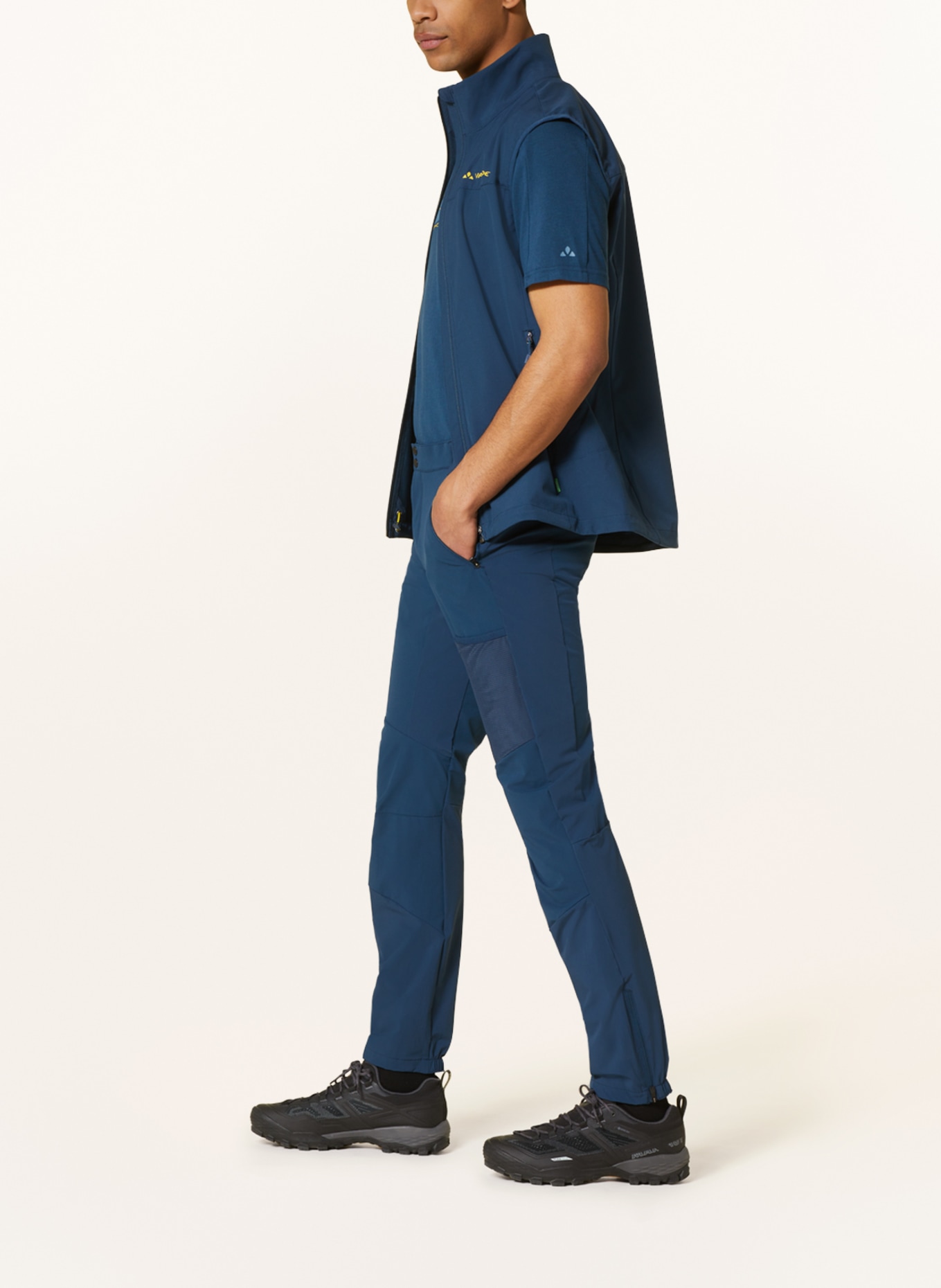 VAUDE Pantalon outdoor SCOPI III: BLEU FONCÉ