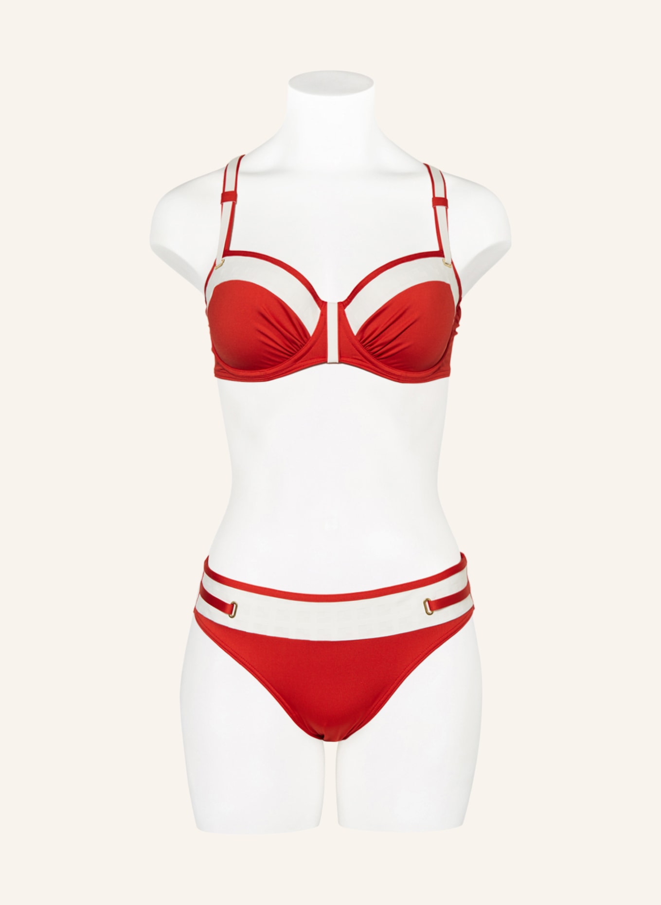 PrimaDonna Basic bikini bottoms ISTRES, Color: RED (Image 2)