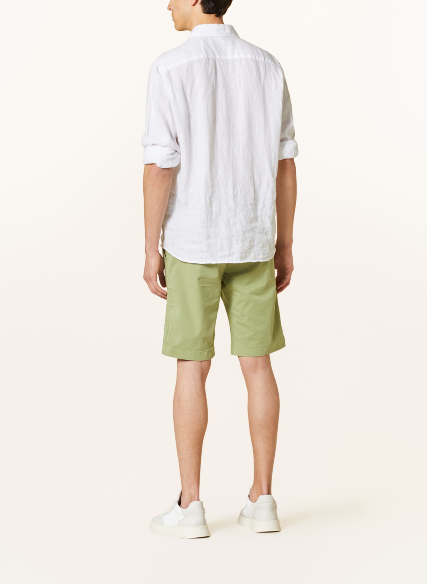 pierre cardin Shorts LYON Modern Fit, Color: GREEN (Image 3)