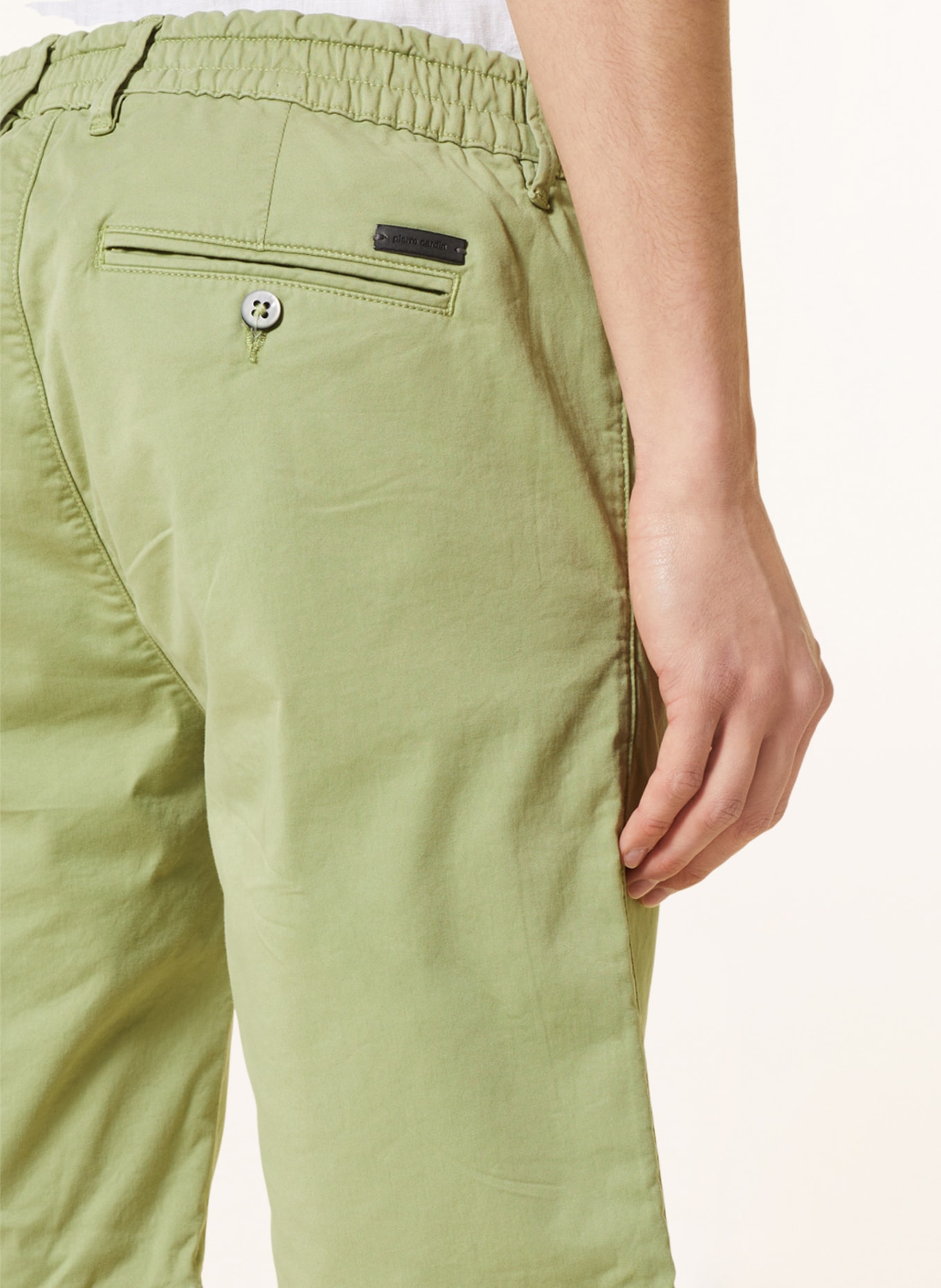 pierre cardin Shorts LYON Modern Fit, Farbe: GRÜN (Bild 5)