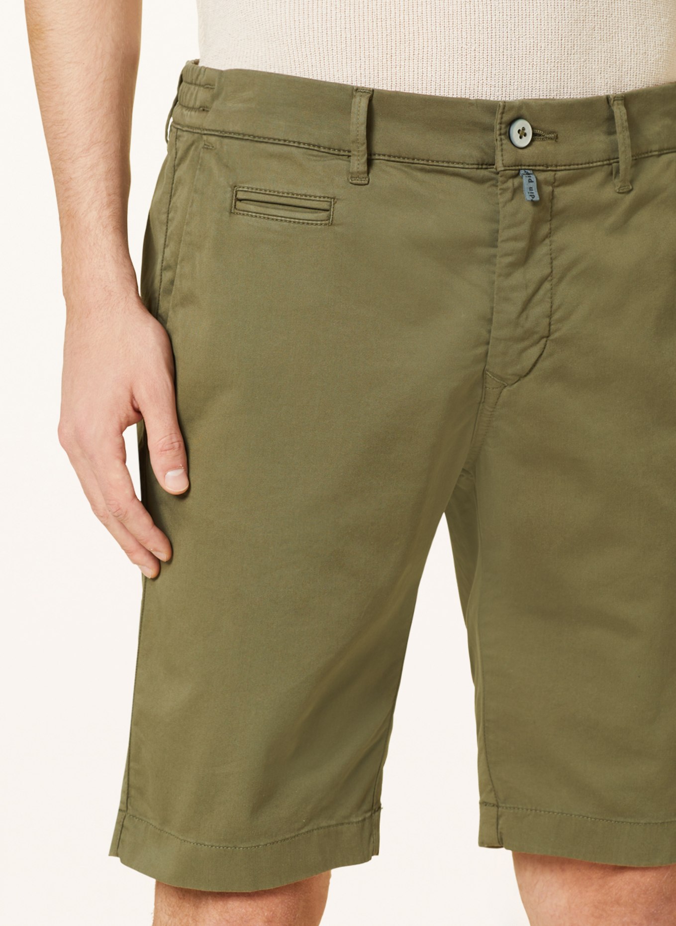 pierre cardin Shorts LYON Modern Fit, Color: OLIVE (Image 5)