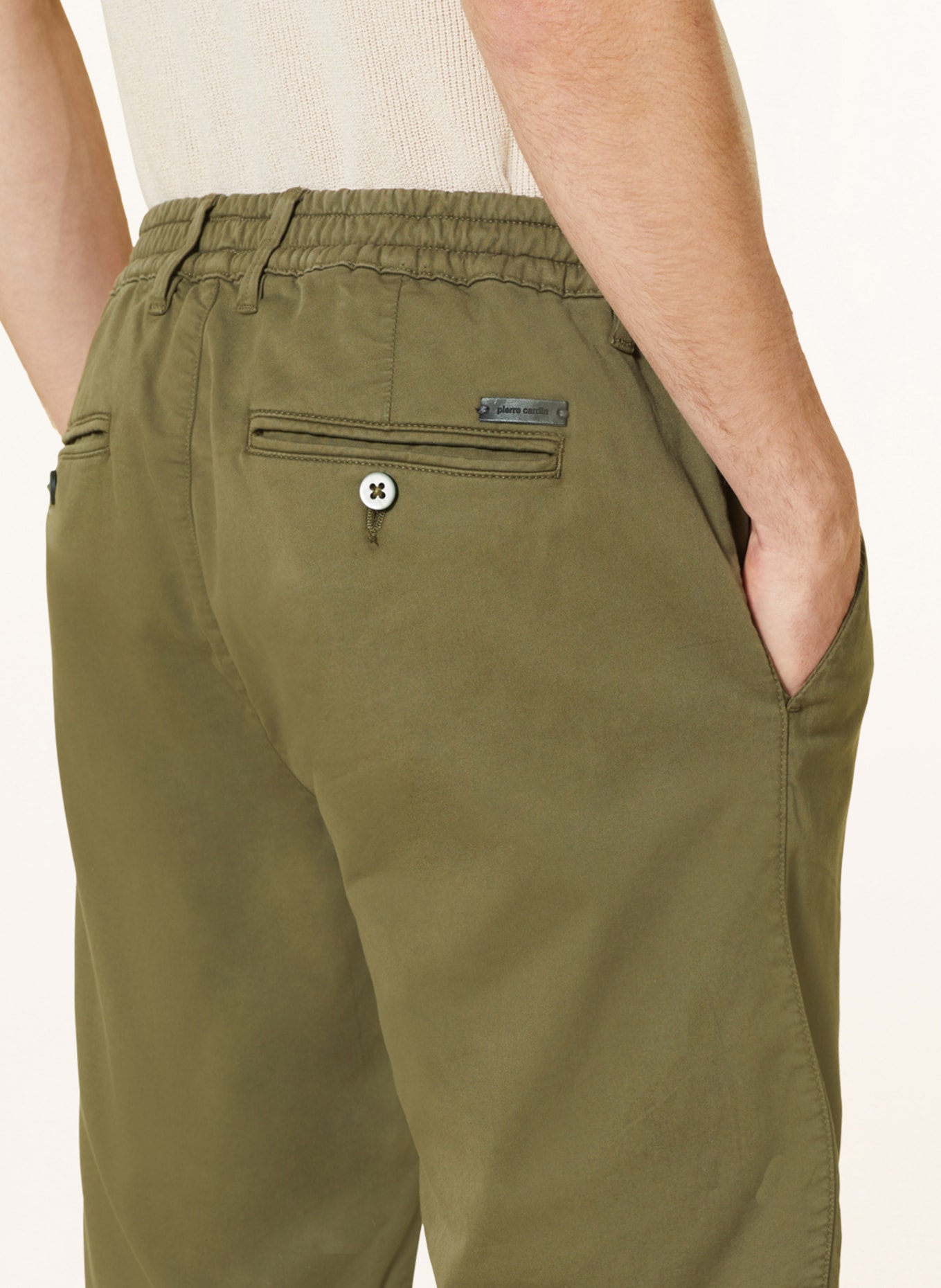 pierre cardin Shorts LYON Modern Fit, Farbe: OLIV (Bild 6)