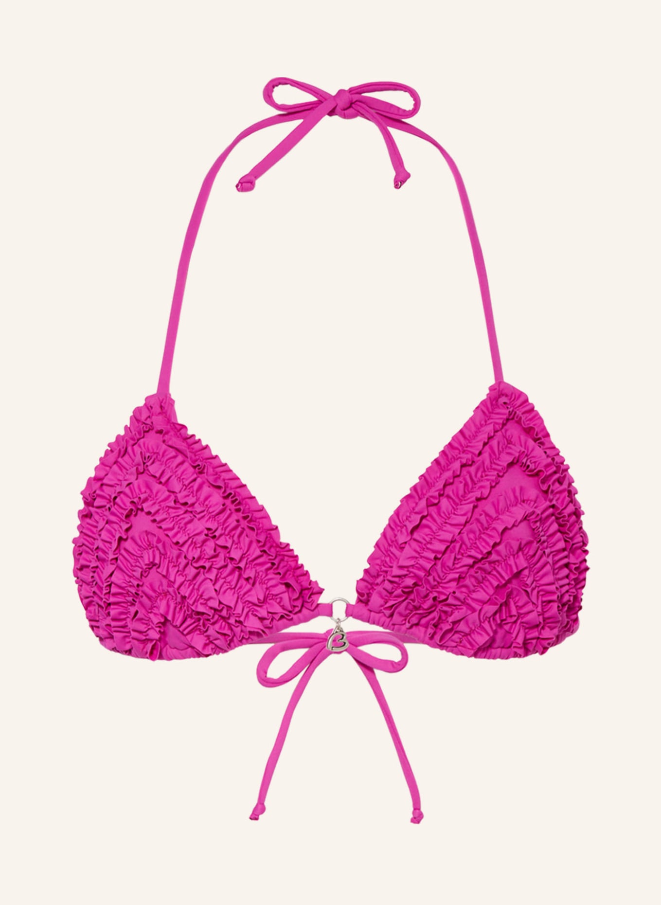 BANANA MOON Triangle bikini top COLORSUN RUBO, Color: FUCHSIA (Image 1)