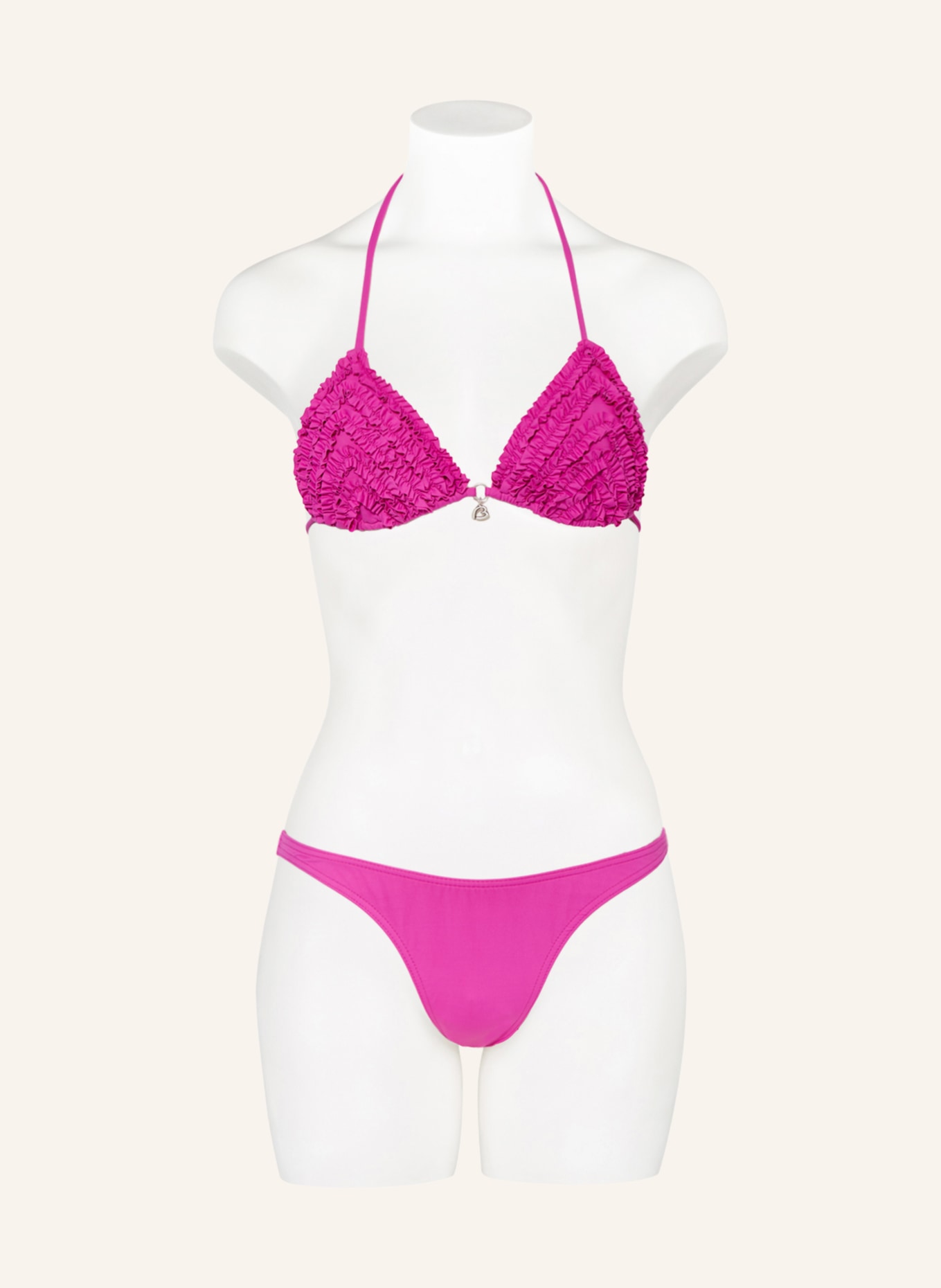 BANANA MOON Triangle bikini top COLORSUN RUBO, Color: FUCHSIA (Image 2)
