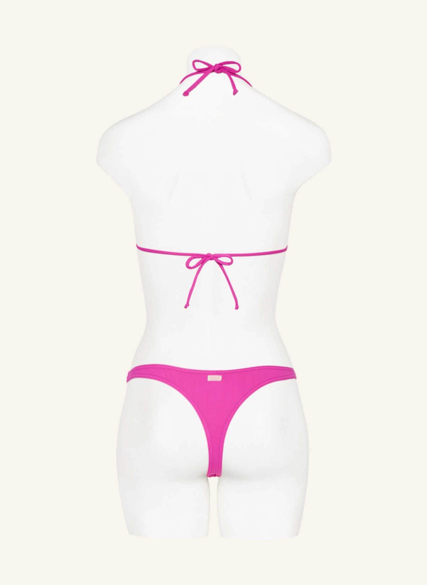 BANANA MOON Triangle bikini top COLORSUN RUBO, Color: FUCHSIA (Image 3)