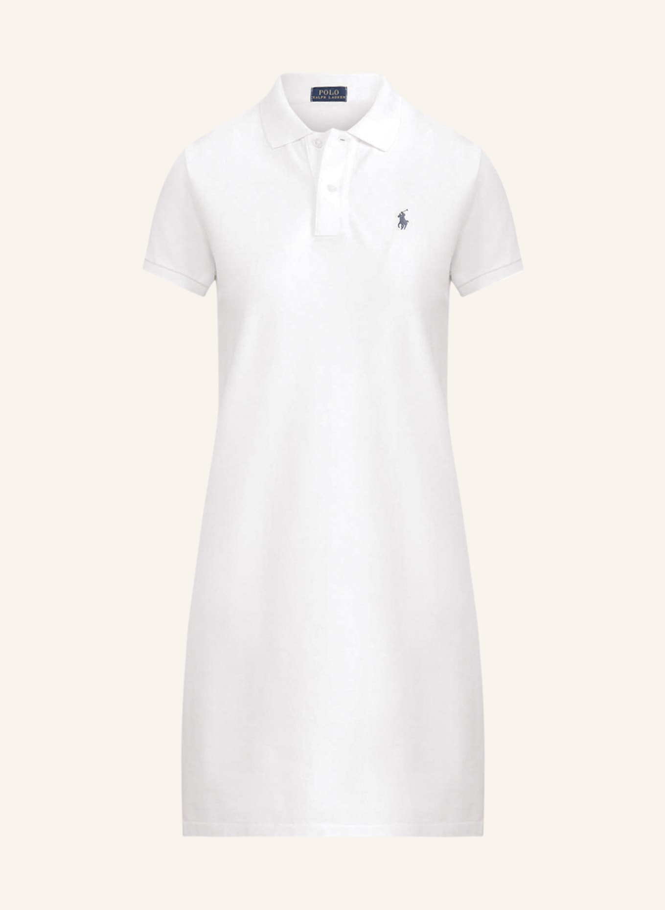 POLO RALPH LAUREN Piqué polo dress, Color: WHITE(Image null)