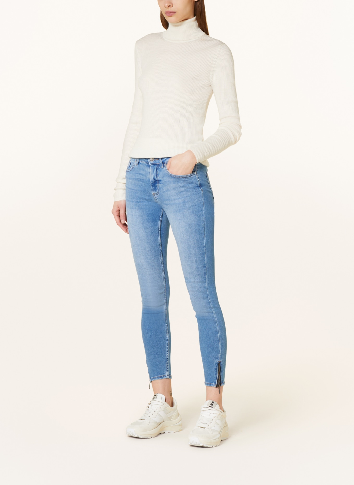 ONLY Skinny Jeans, Farbe: light medium blue denim (Bild 2)