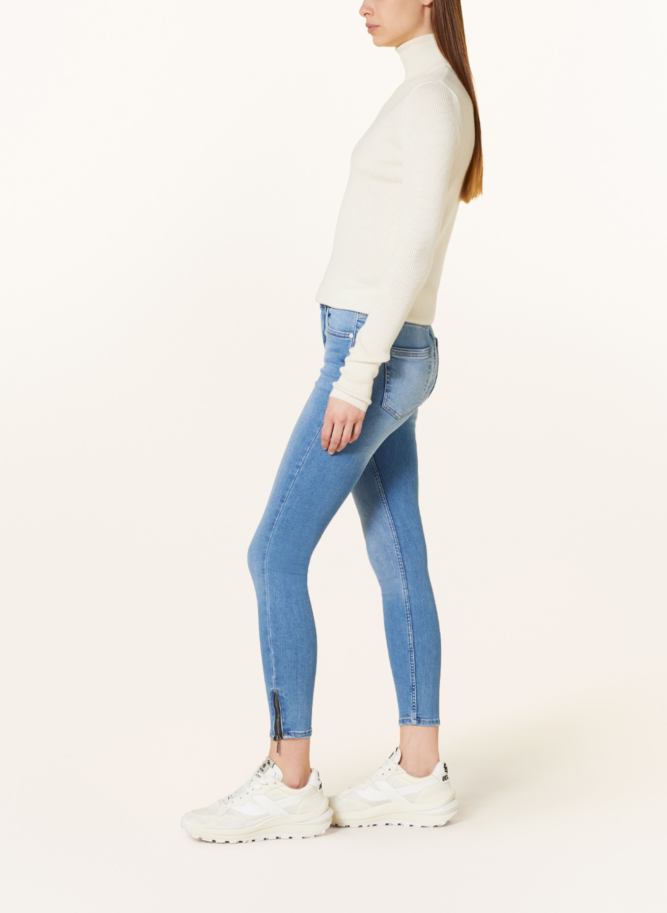 ONLY Skinny Jeans, Farbe: light medium blue denim (Bild 4)