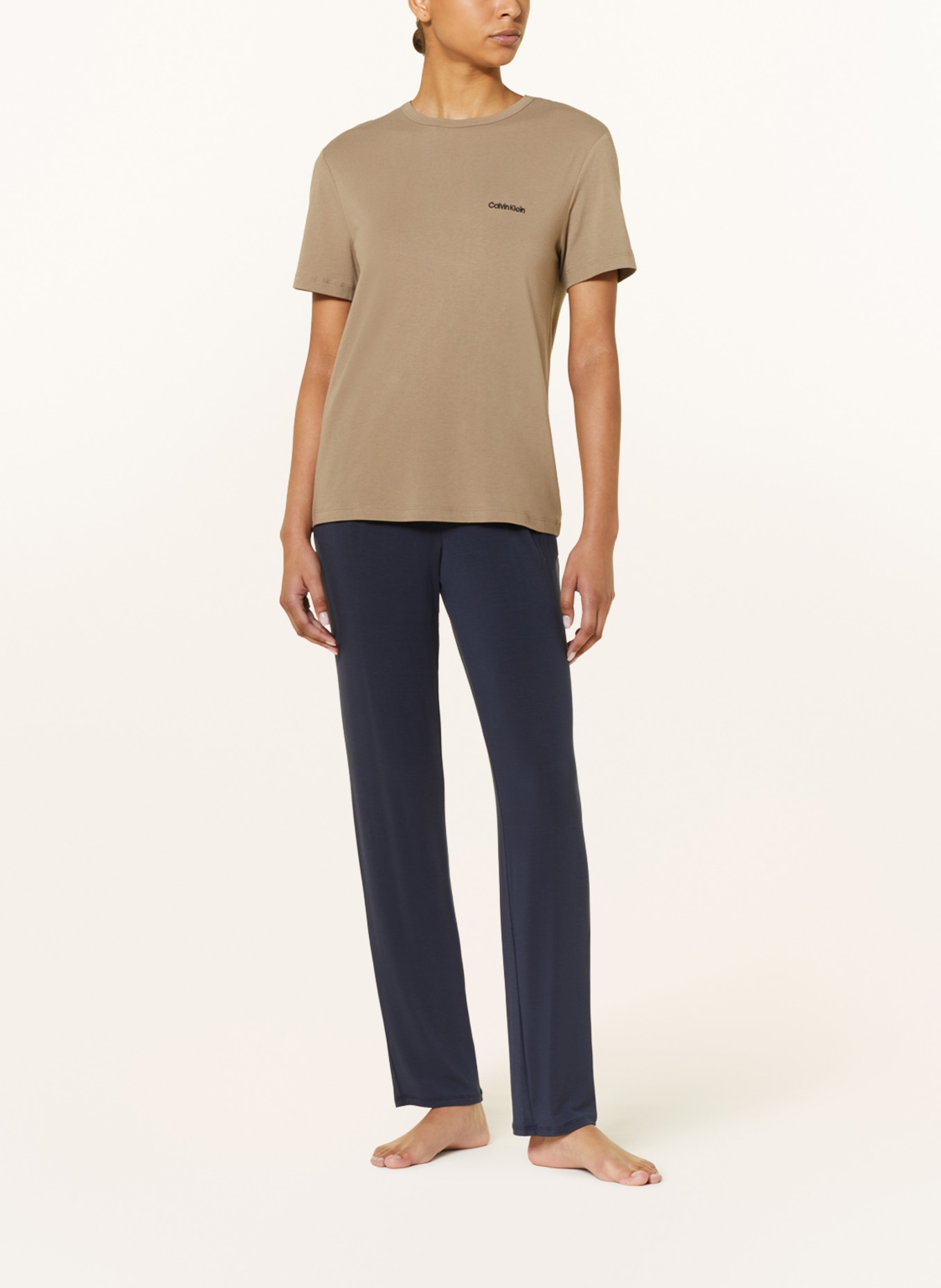 Calvin Klein Pajama shirt PURE COTTON , Color: GRAY (Image 2)