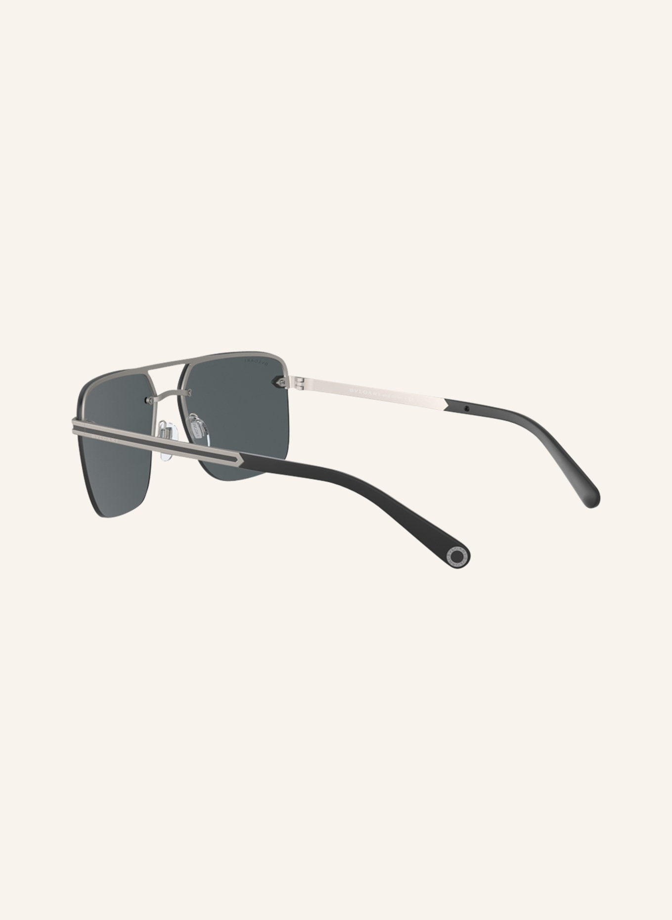 BVLGARI Sunglasses 0BV5054, Color: 195/87 - SILVER/ DARK GRAY (Image 4)