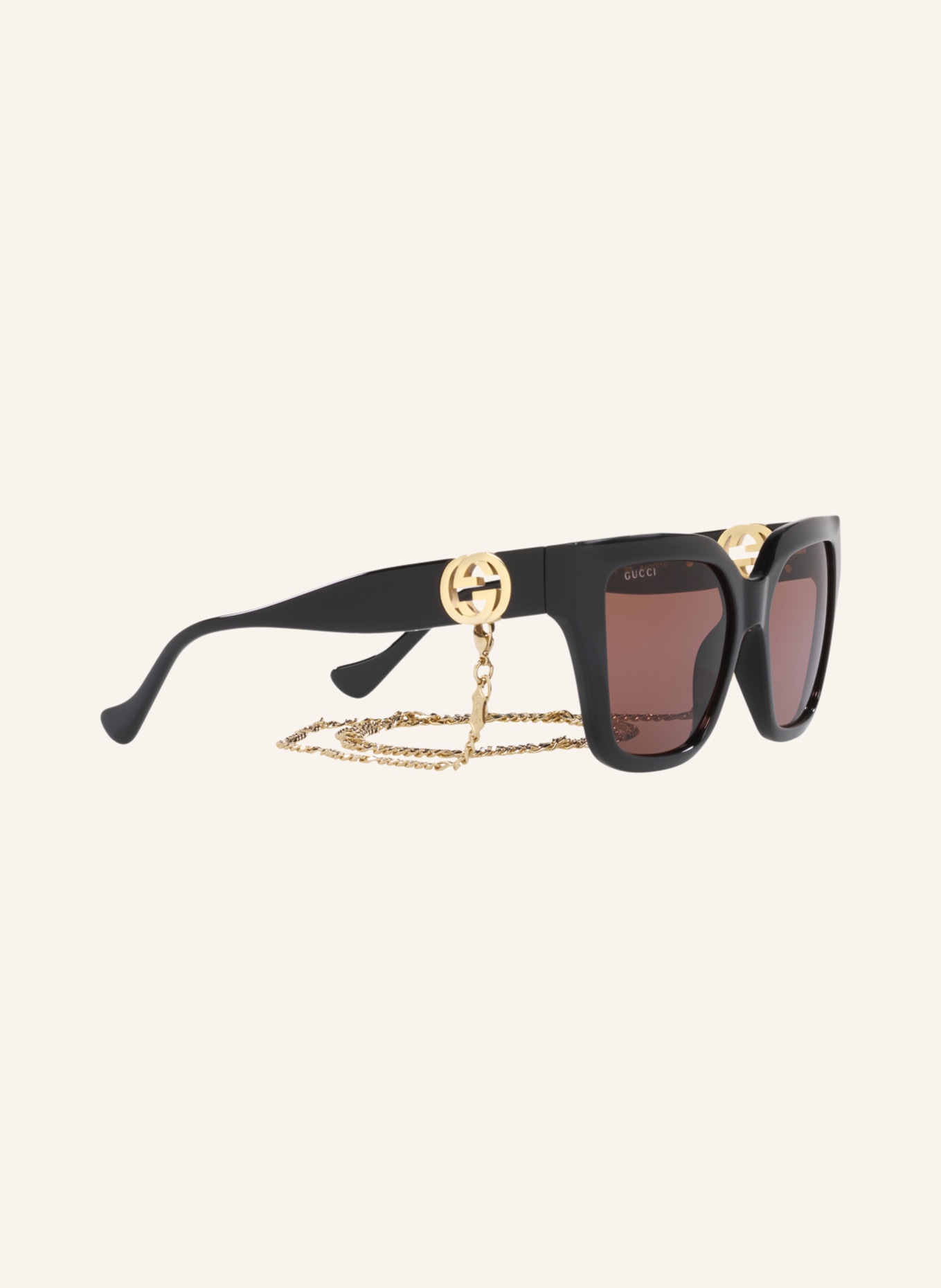 GUCCI Sunglasses GG1023S, Color: 1100D1 - BLACK/ BROWN (Image 3)
