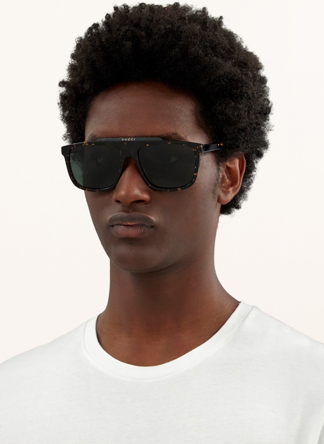 GUCCI Sunglasses GG1093S: 1800J1 - HAVANA/ GREEN