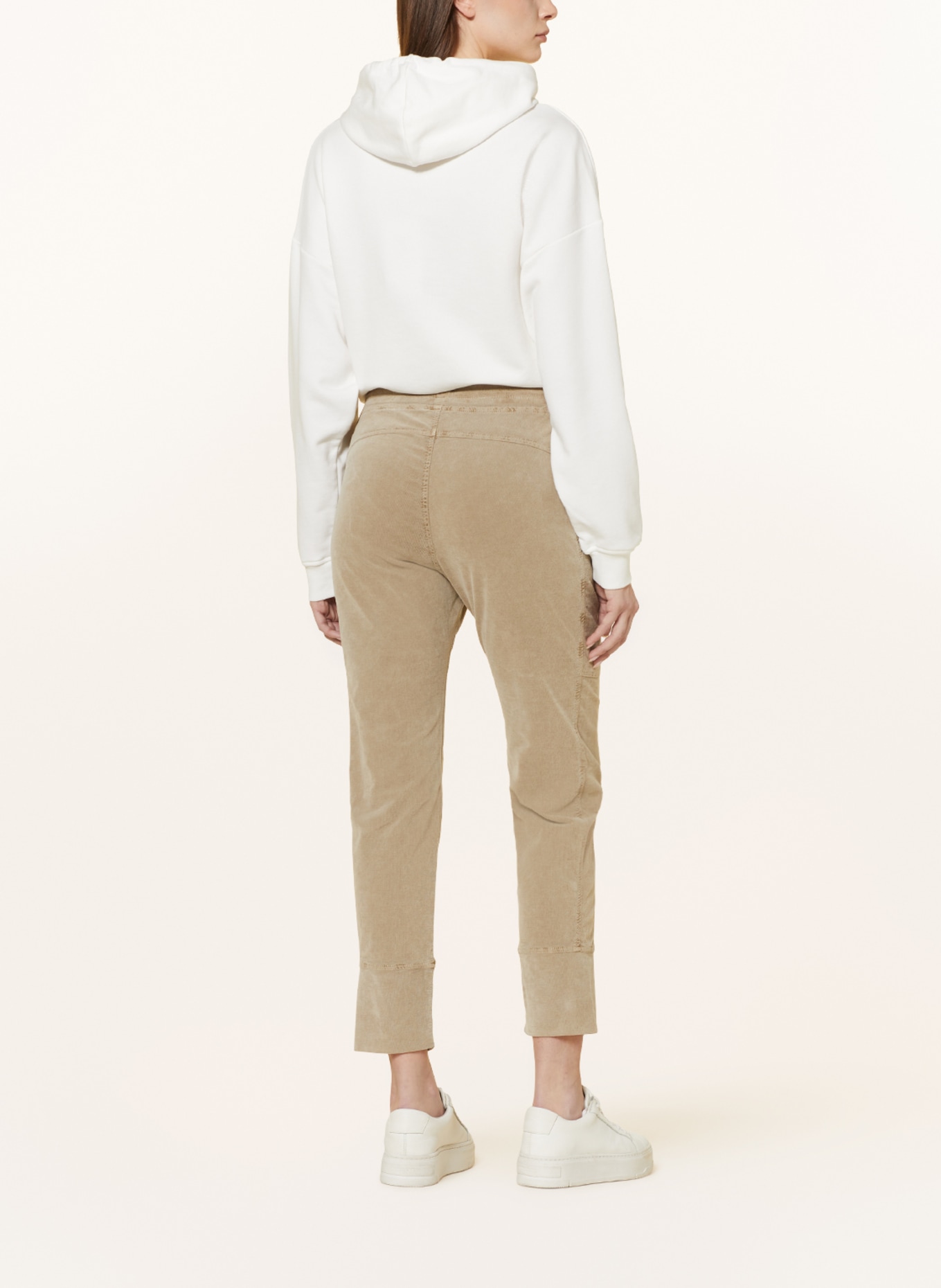 MAC 7/8 corduroy pants FUTURE in jogger style, Color: BEIGE (Image 3)