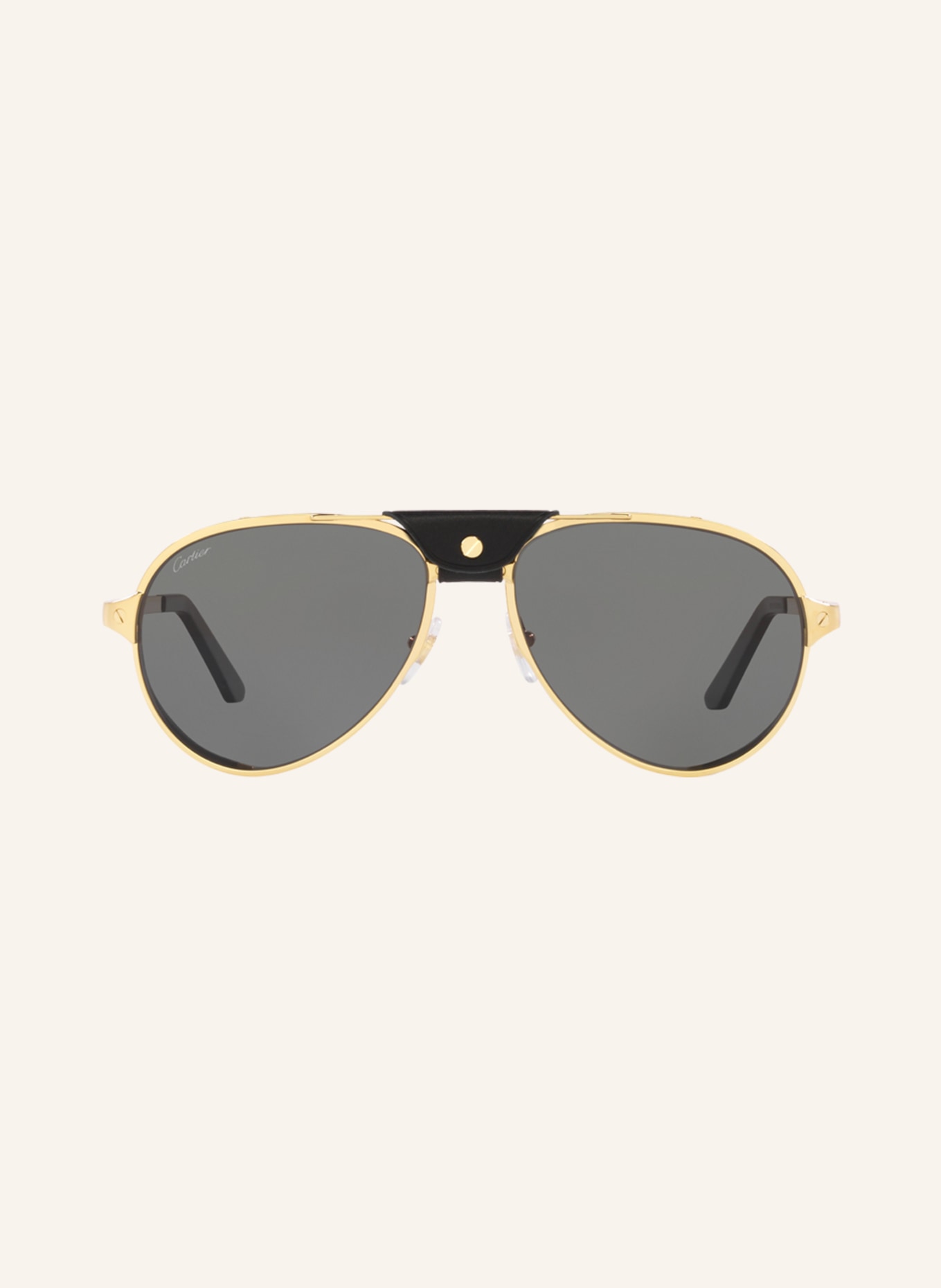Cartier Sunglasses CT0296S, Color: 2300L1 - GOLD/ DARK GRAY (Image 2)