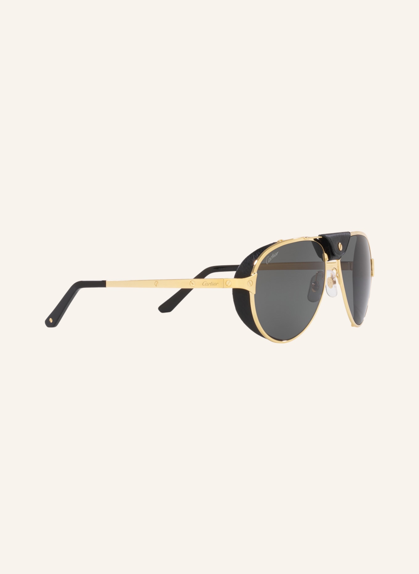 Cartier Sunglasses CT0296S, Color: 2300L1 - GOLD/ DARK GRAY (Image 3)