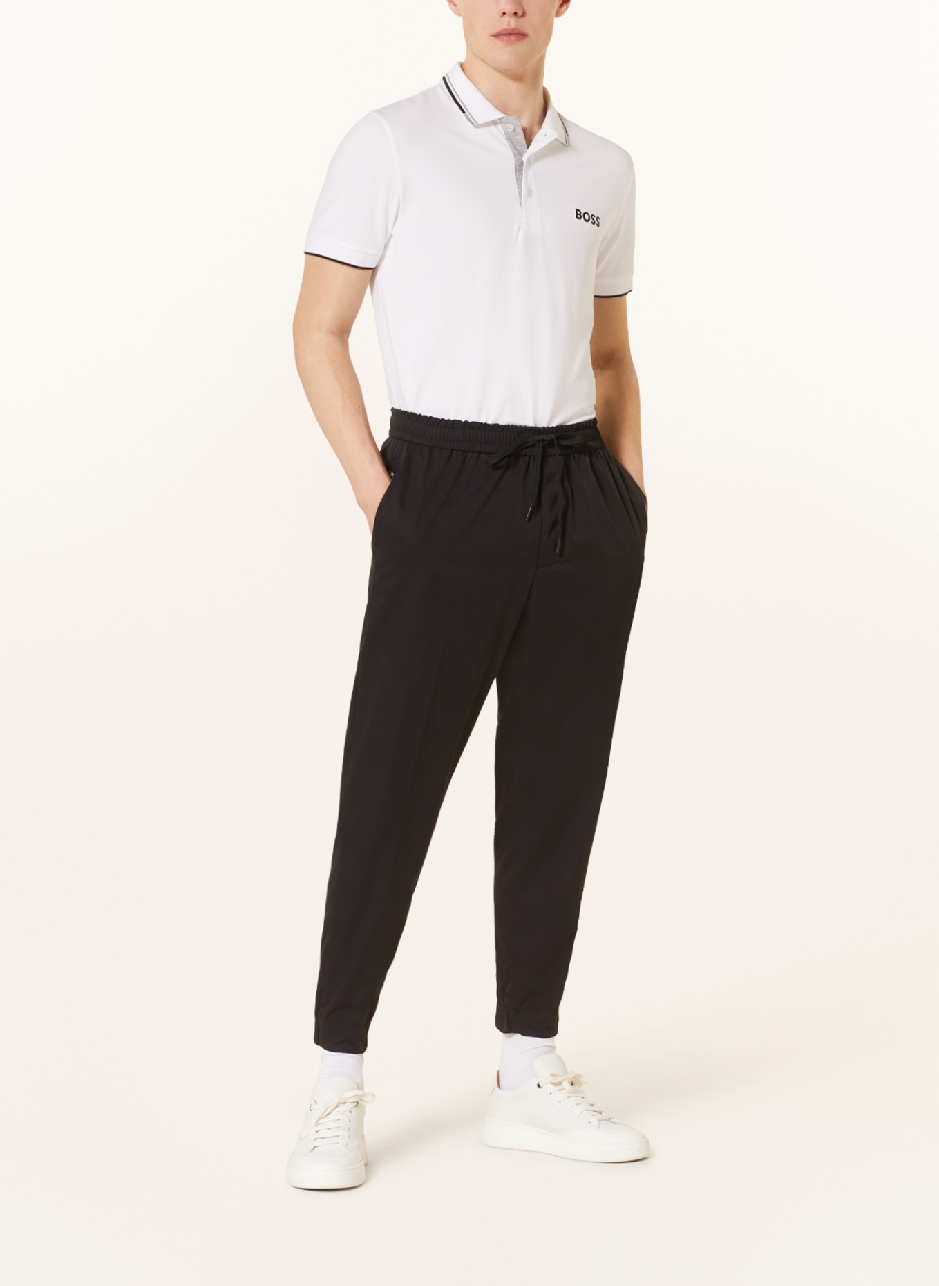 BOSS Spodnie SHINOBI w stylu dresowym , Kolor: CZARNY (Obrazek 2)