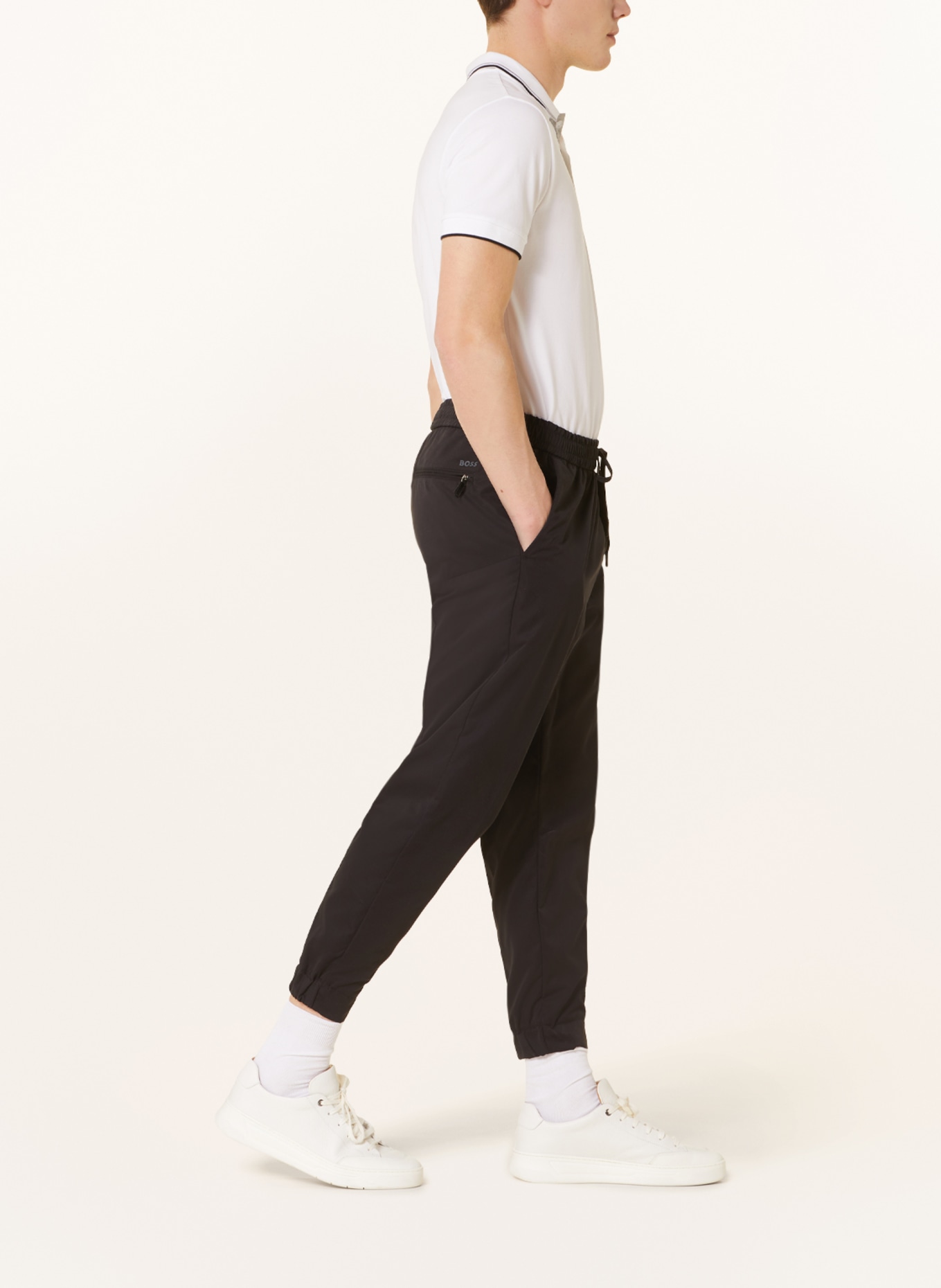 BOSS Spodnie SHINOBI w stylu dresowym , Kolor: CZARNY (Obrazek 4)