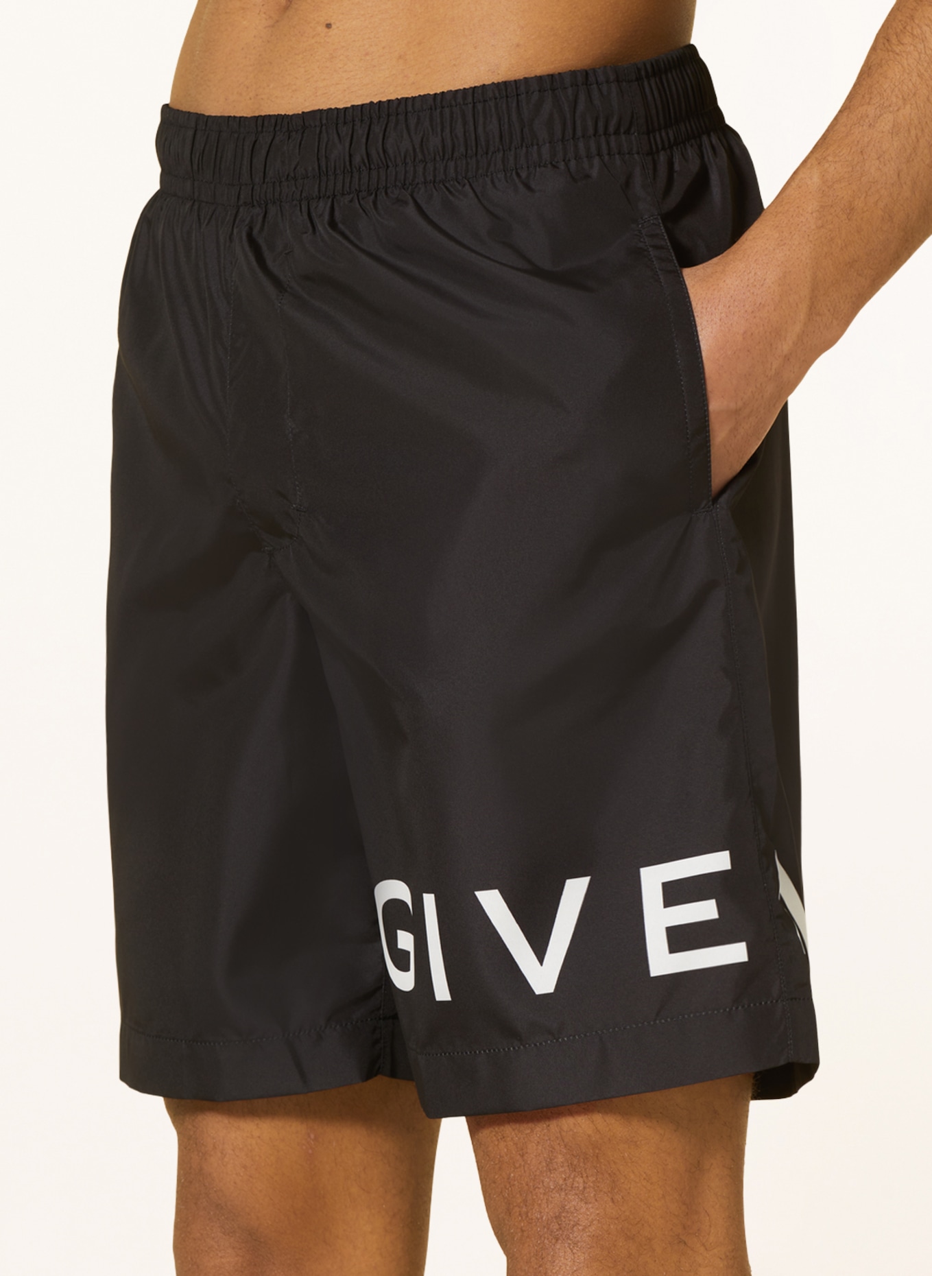 GIVENCHY Swim shorts , Color: BLACK/ WHITE (Image 4)