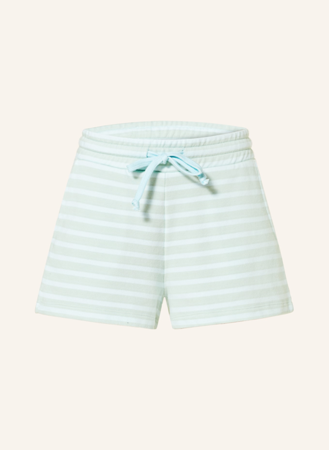 Juvia Sweat shorts, Color: MINT/ LIGHT BLUE (Image 1)