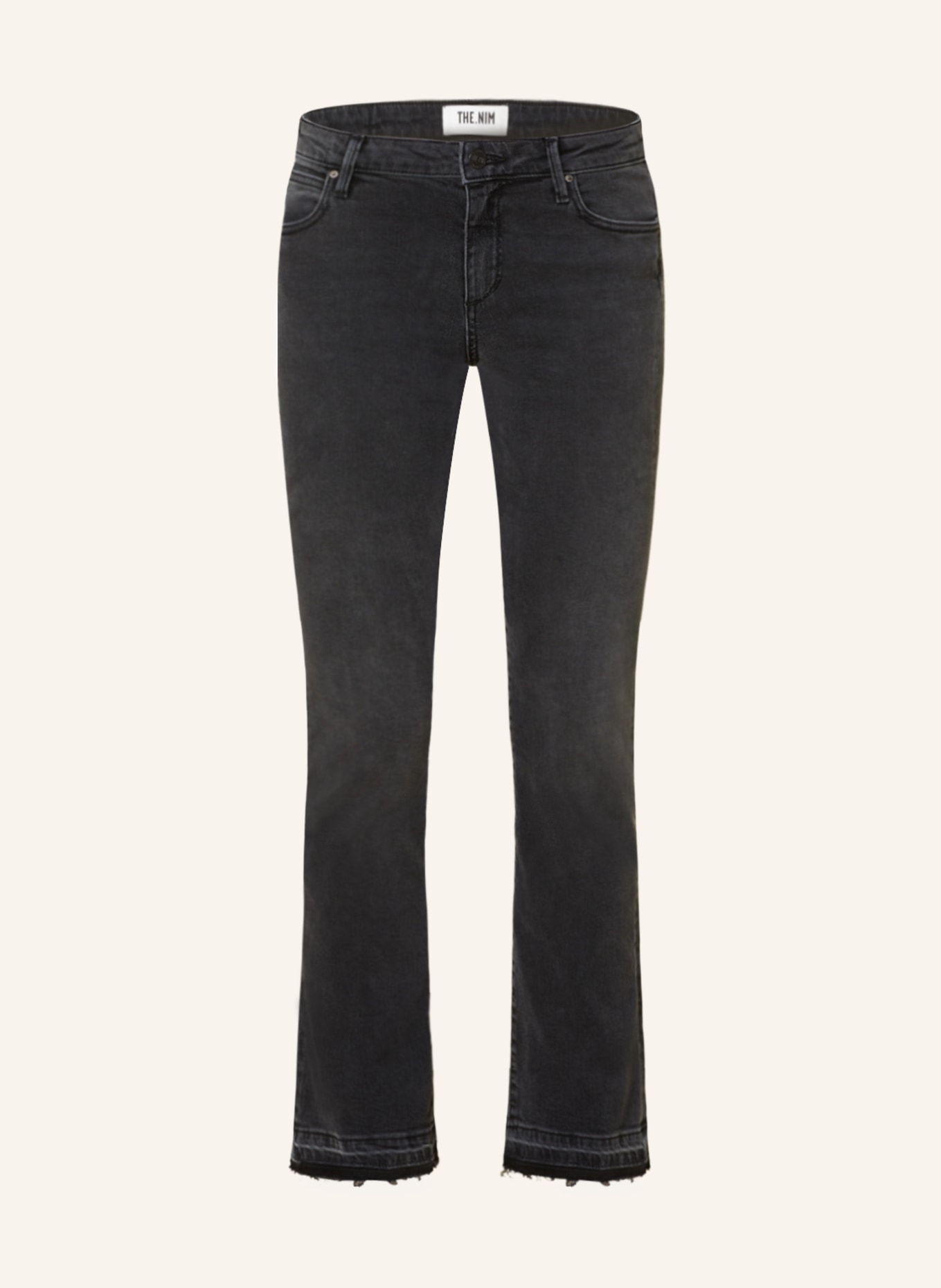 THE.NIM STANDARD Bootcut Jeans TRACY, Farbe: W800-BBK GREY (Bild 1)