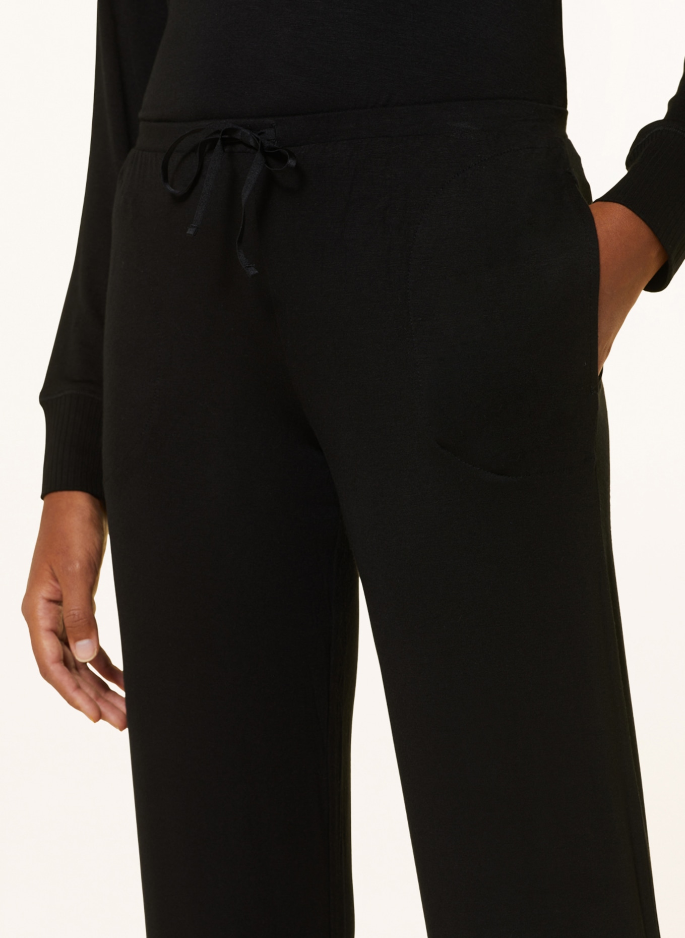 DKNY Spodnie od piżamy CORE ESSENTIALS, Kolor: CZARNY (Obrazek 5)