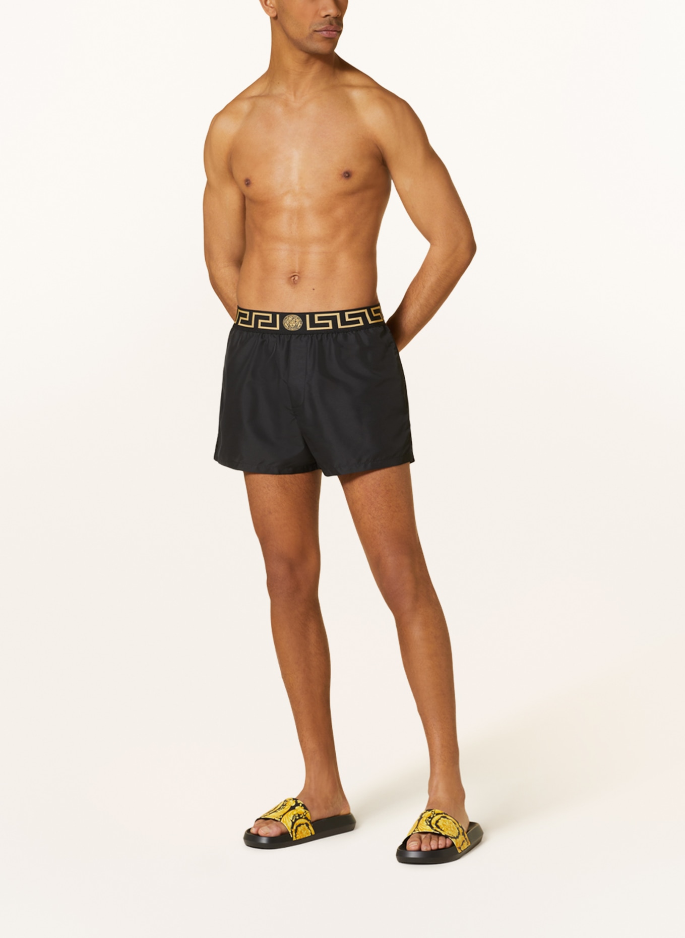 VERSACE Swim shorts, Color: BLACK (Image 2)