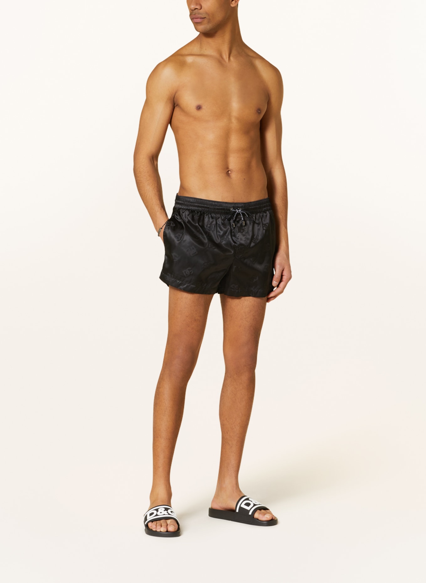 DOLCE & GABBANA Swim shorts, Color: BLACK (Image 2)