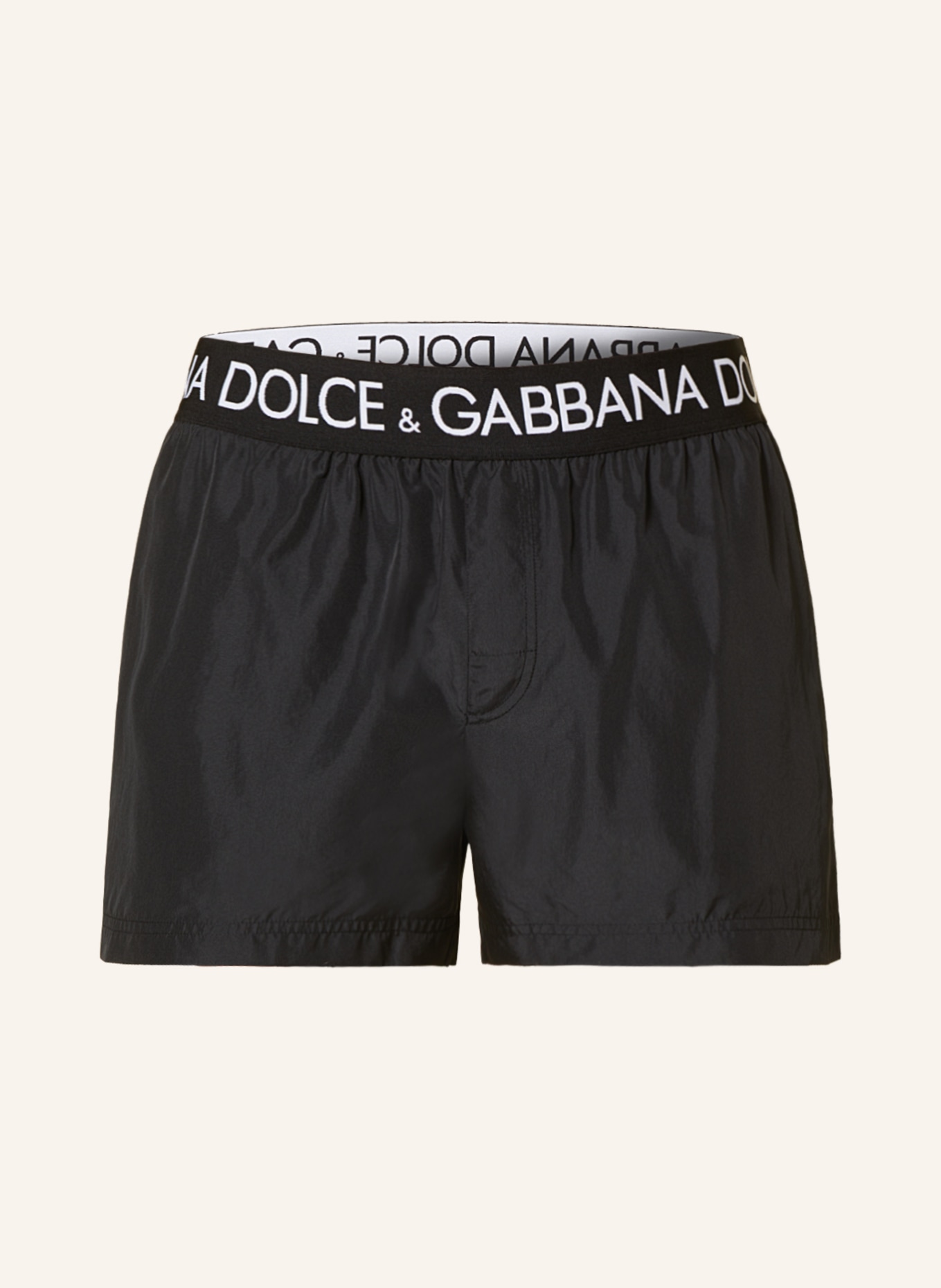 DOLCE & GABBANA Swim shorts , Color: BLACK (Image 1)
