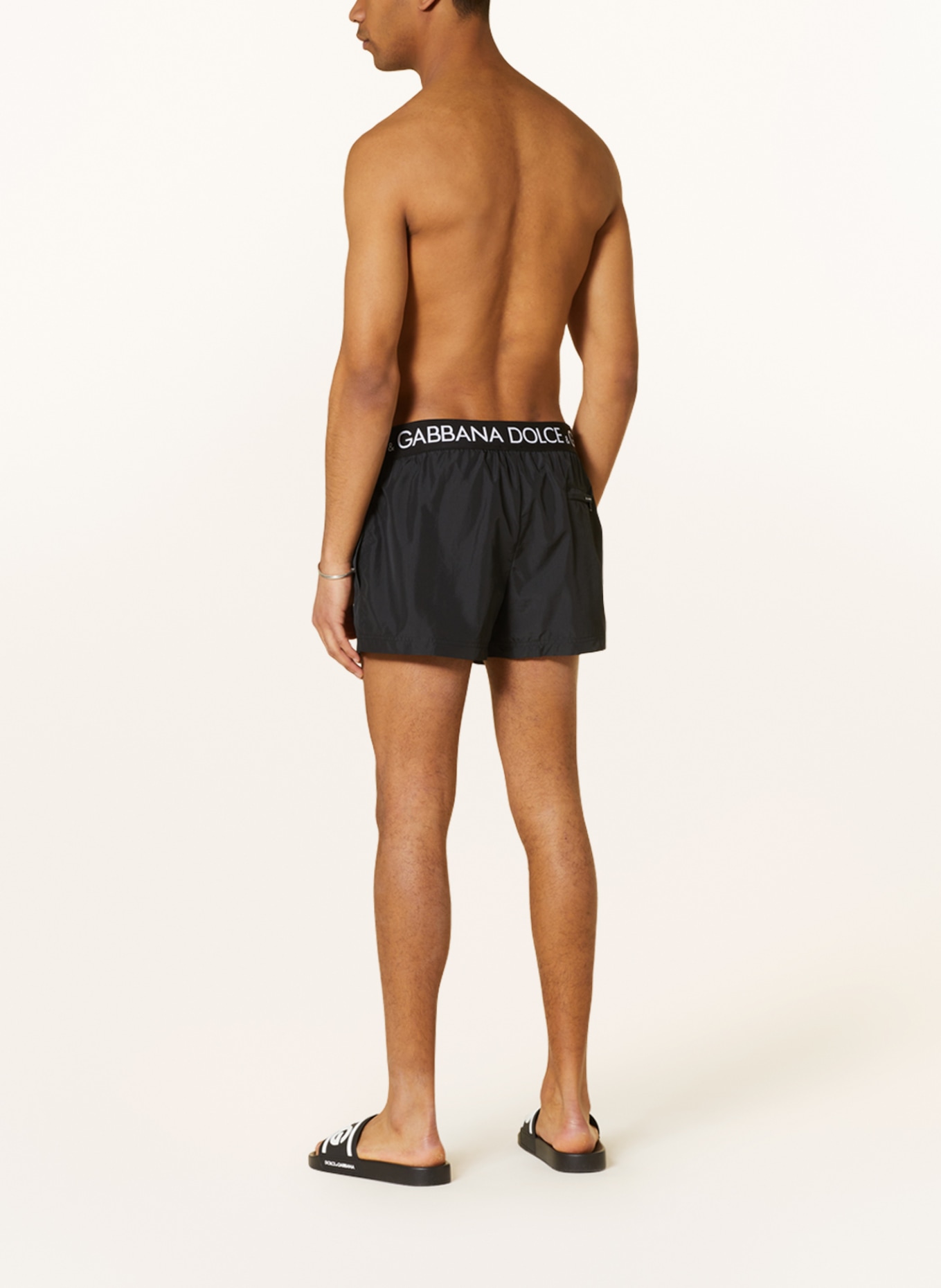 DOLCE & GABBANA Swim shorts , Color: BLACK (Image 3)