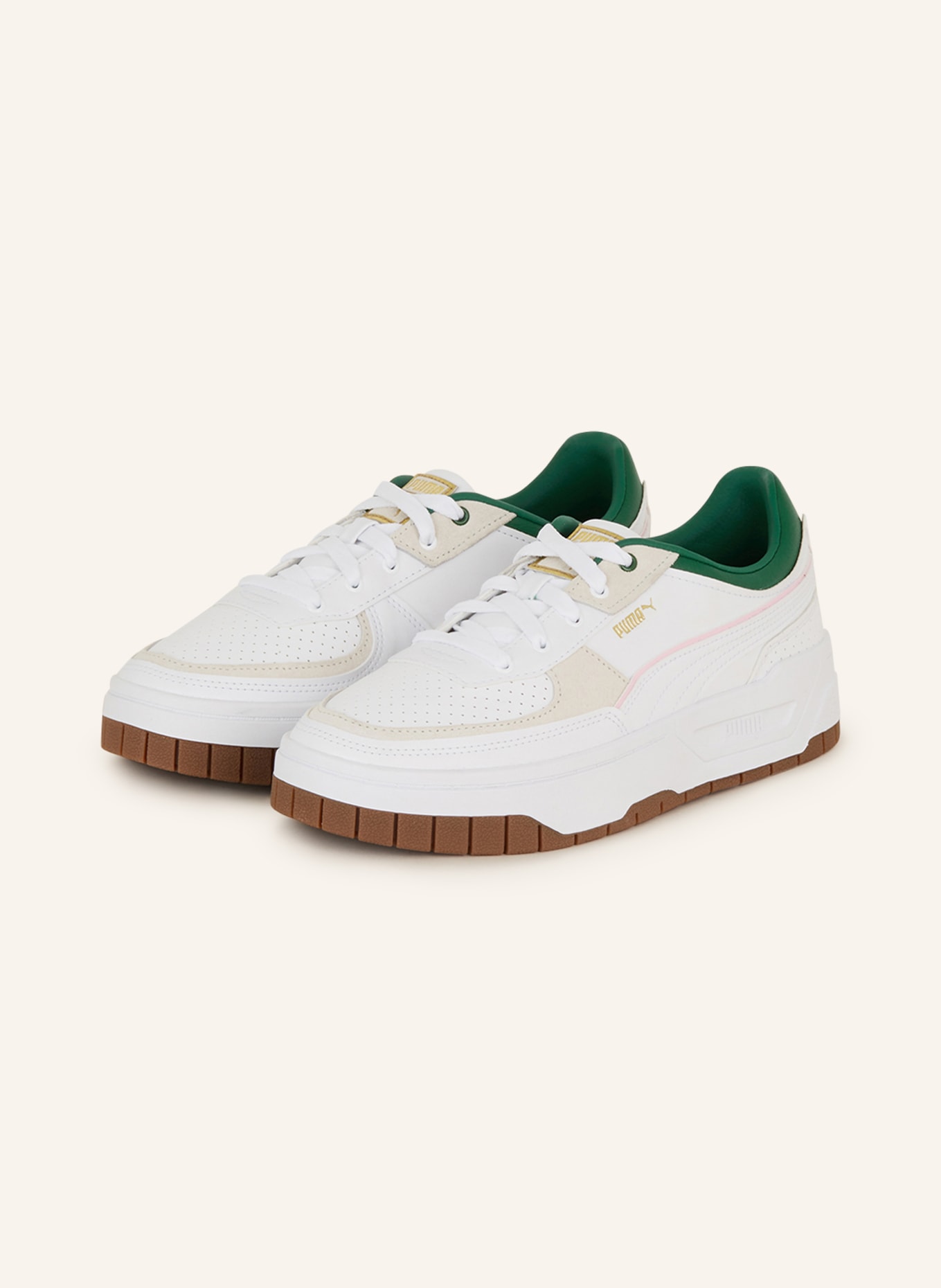 PUMA Sneakers CALI DREAM PREPPY, Color: WHITE/ PINK/ GREEN (Image 1)