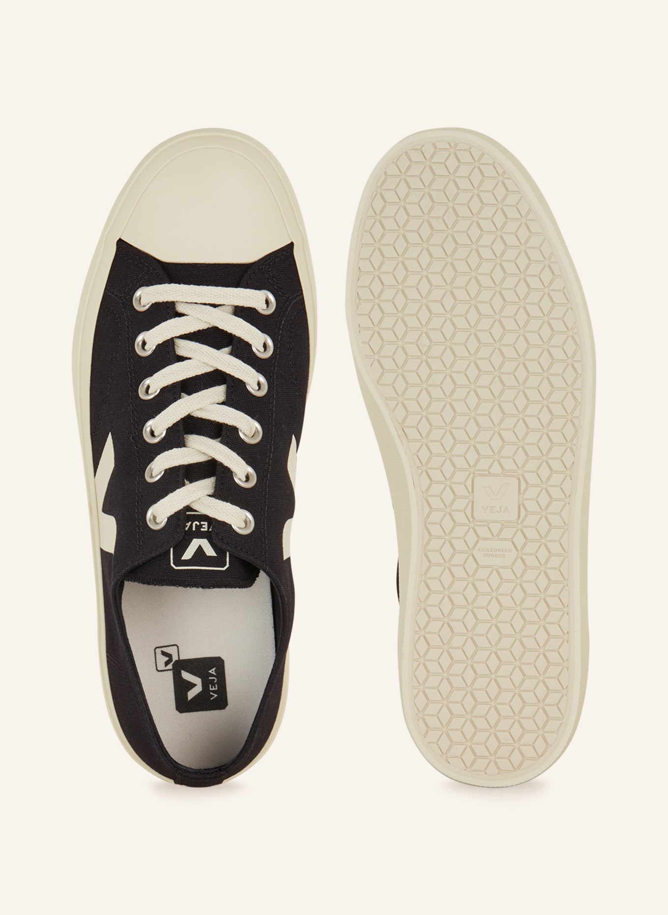 VEJA Sneakers WATA II, Color: BLACK/ ECRU (Image 5)