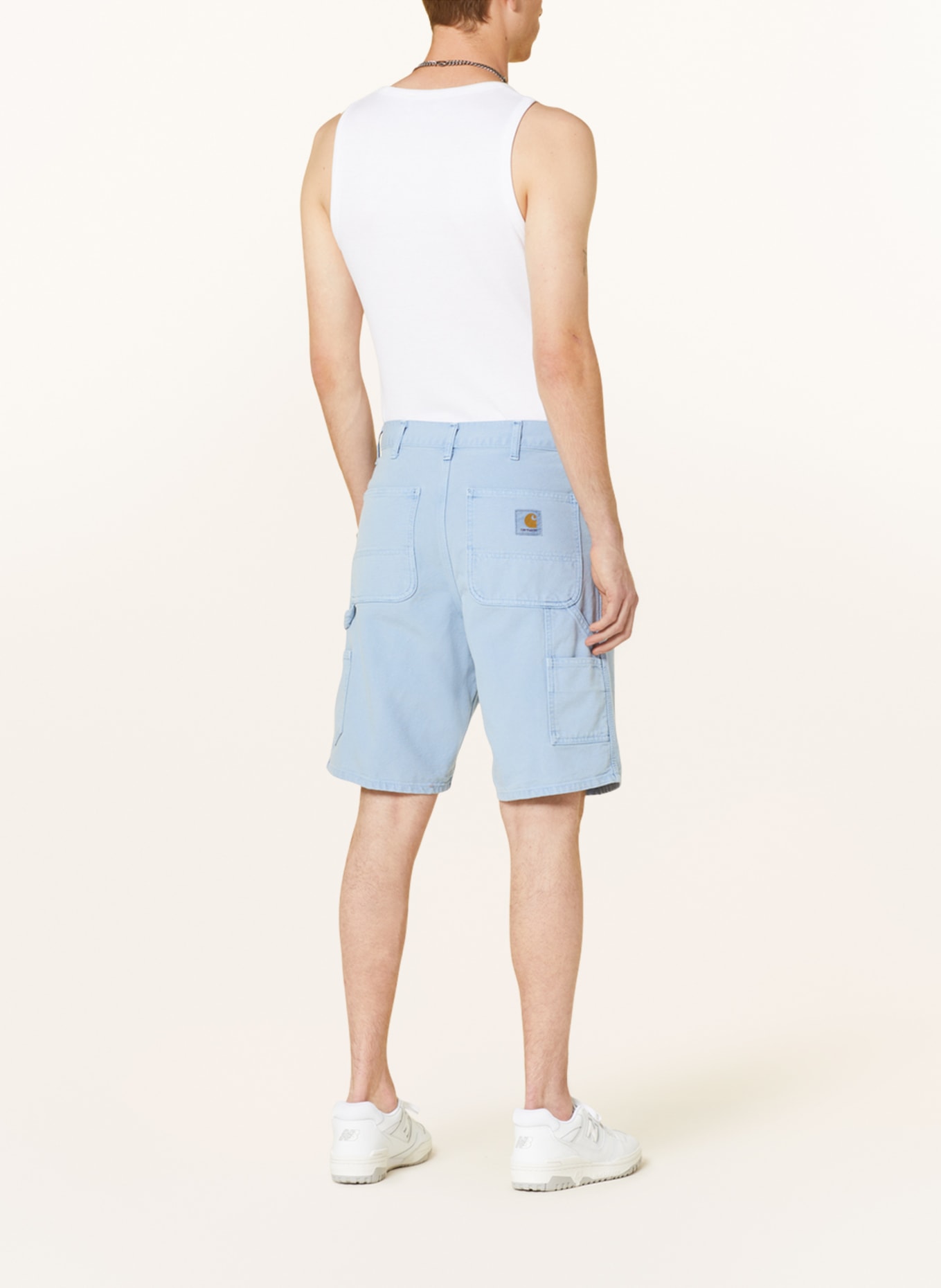 carhartt WIP Shorts relaxed fit, Color: LIGHT BLUE (Image 3)