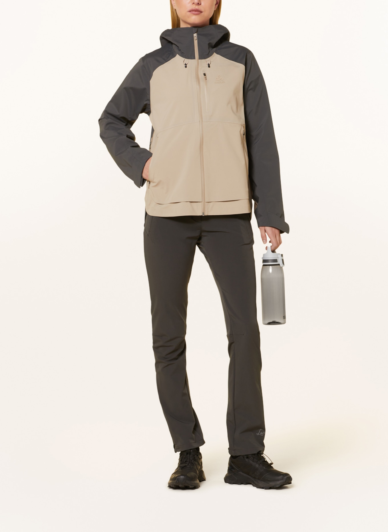 odlo Outdoor jacket ASCENT 3L, Color: LIGHT BROWN/ GRAY (Image 2)