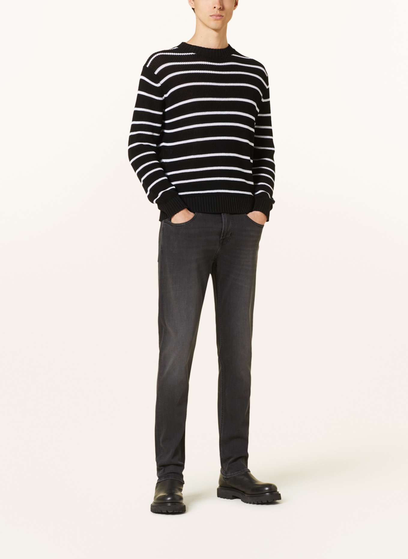 7 for all mankind Jeans SLIMMY straight fit, Color: BLACK (Image 2)
