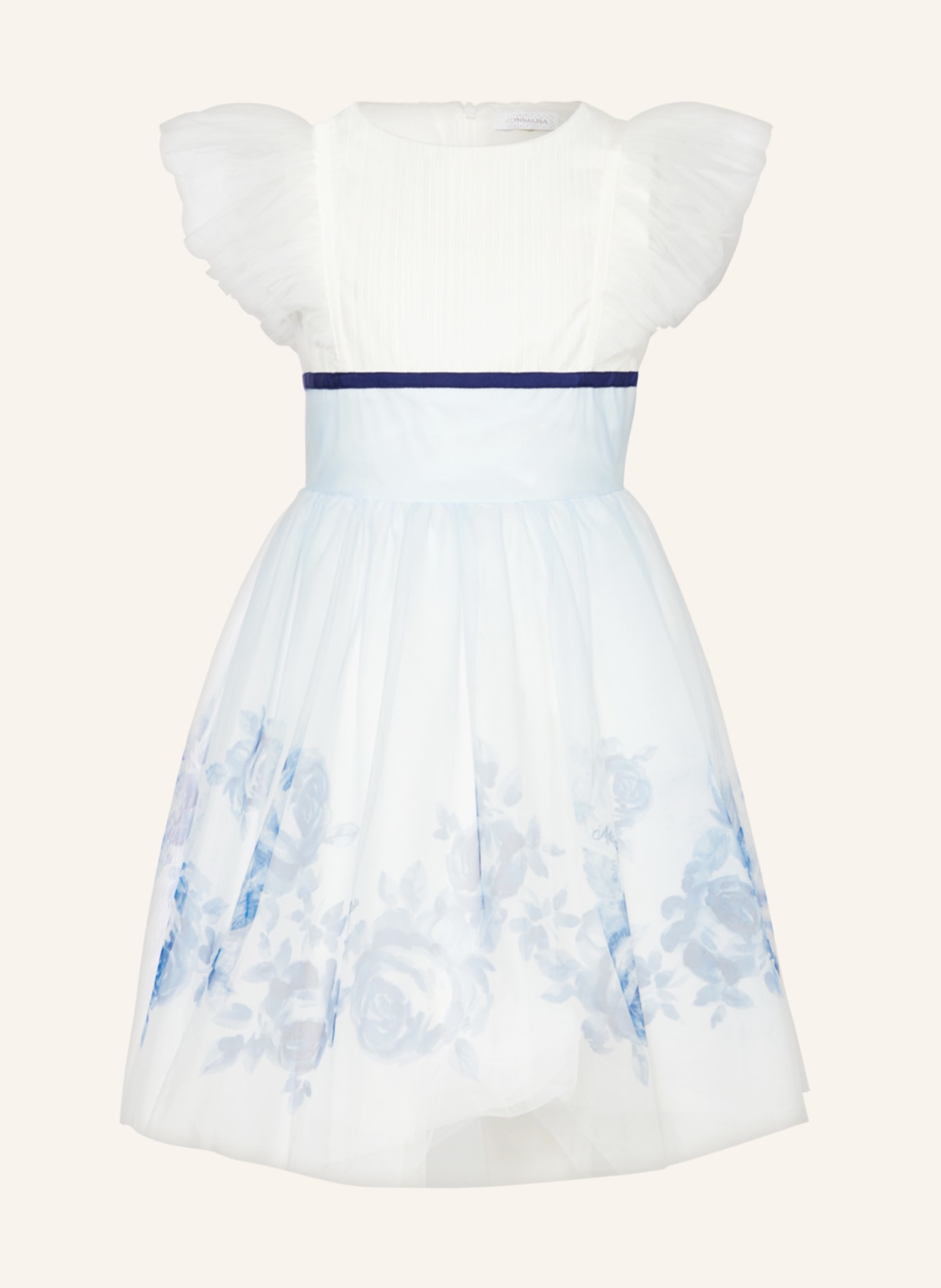 MONNALISA Kleid, Farbe: WEISS/ BLAU (Bild 1)