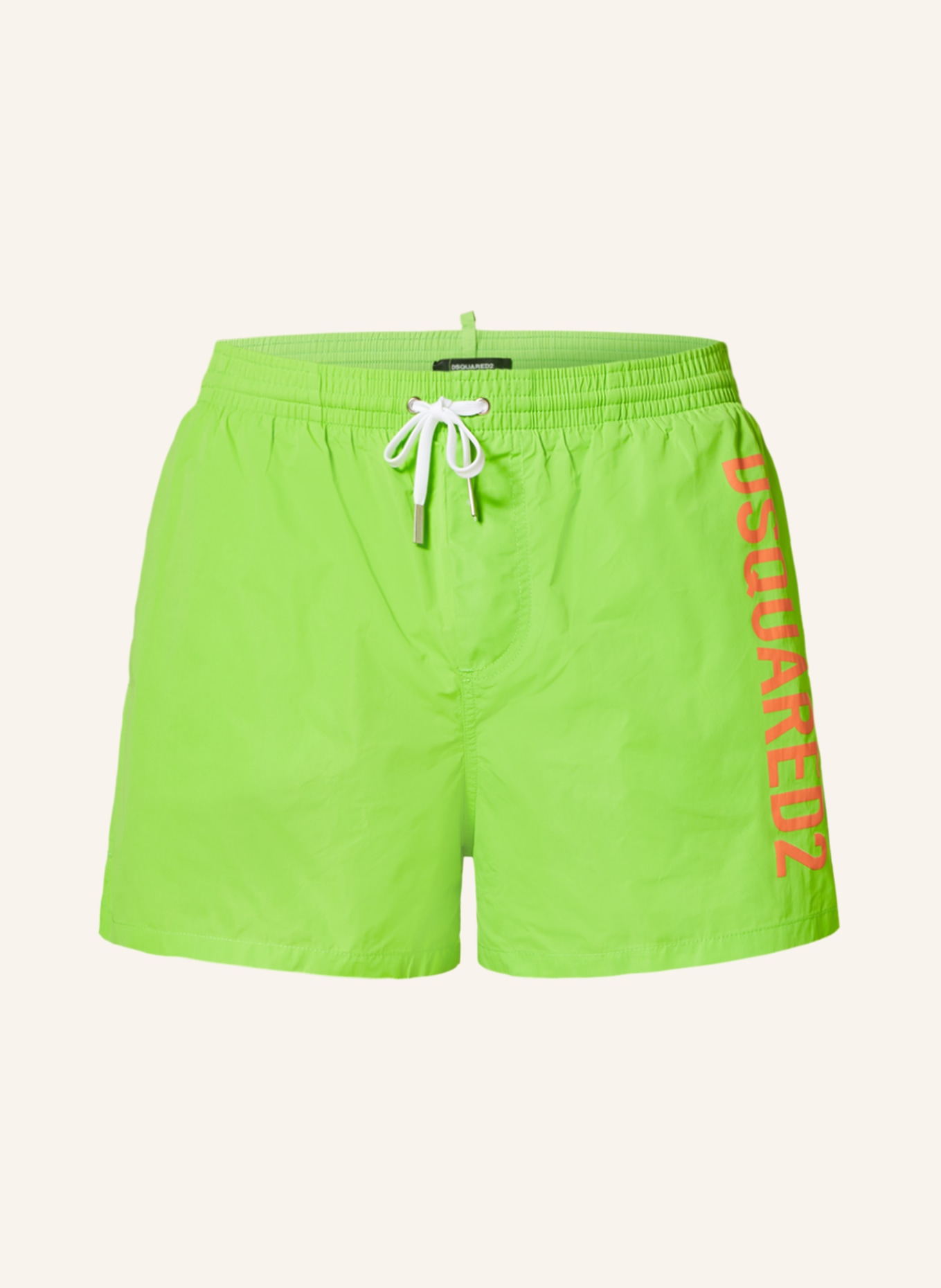 DSQUARED2 Swim shorts , Color: LIGHT GREEN/ ORANGE (Image 1)