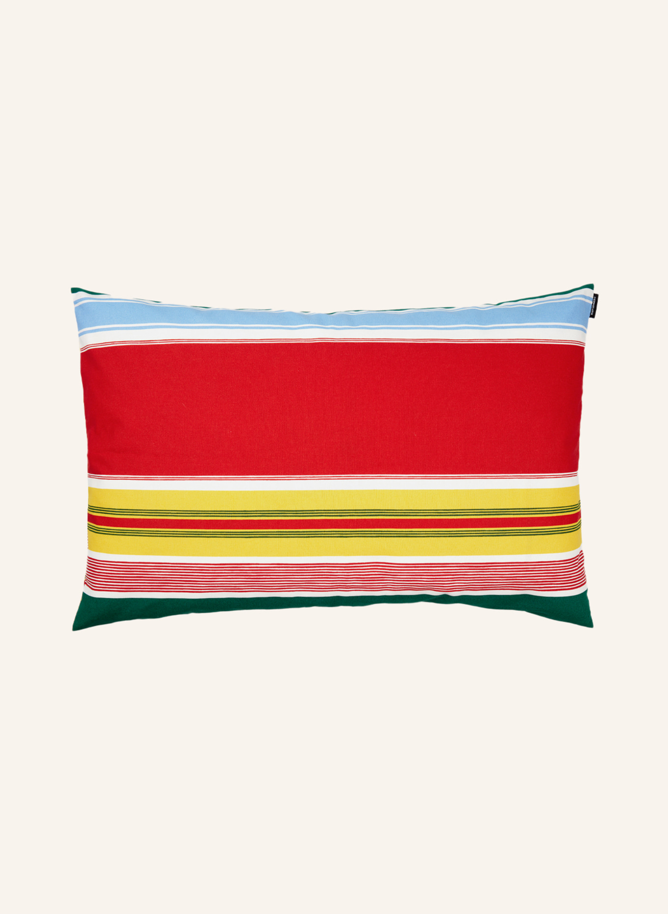 marimekko Decorative cushion cover PARAATI, Color: WHITE/ GREEN/ YELLOW (Image 1)