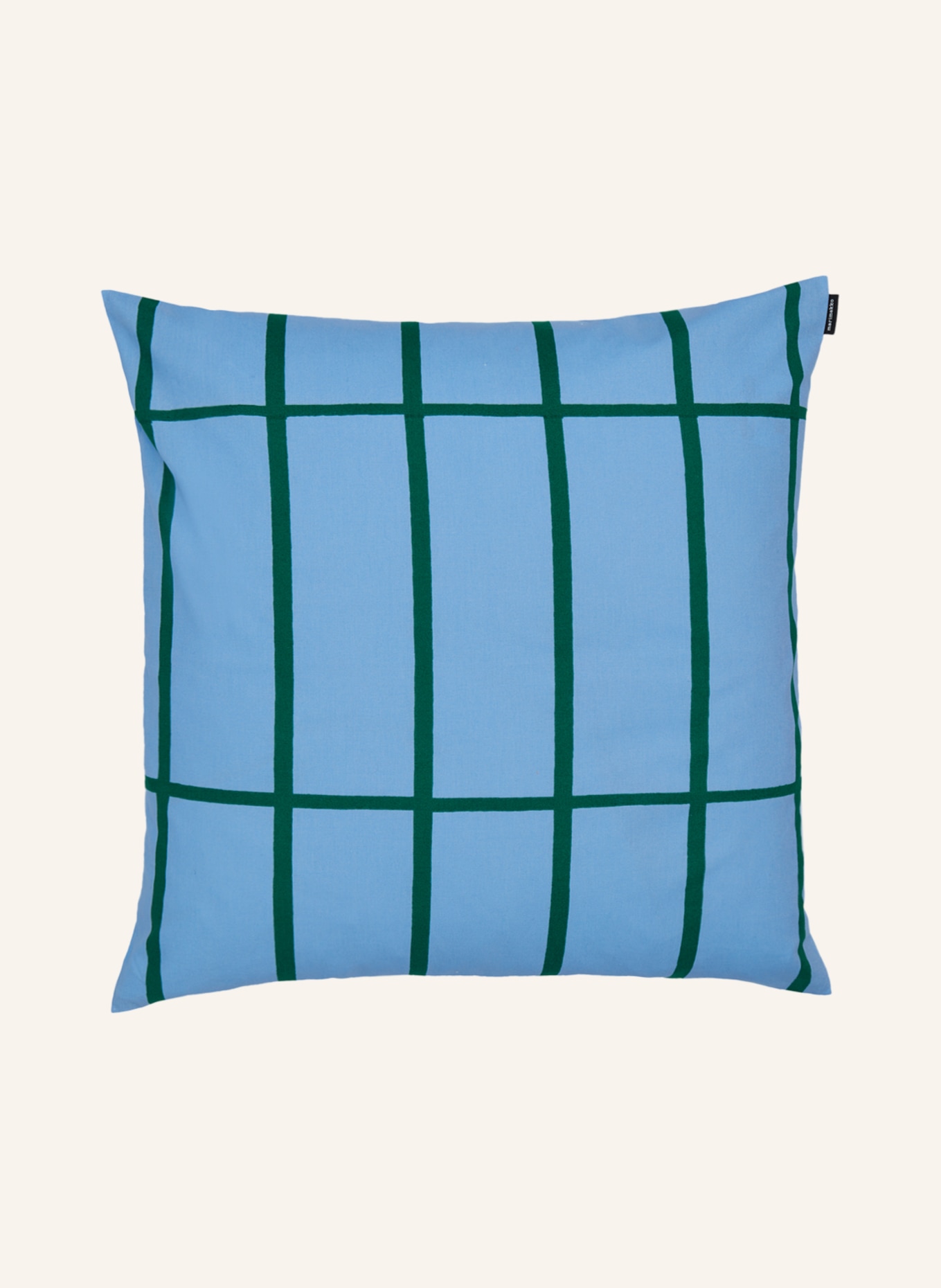 marimekko Decorative cushion cover TIILISKIVI, Color: LIGHT BLUE/ GREEN (Image 1)