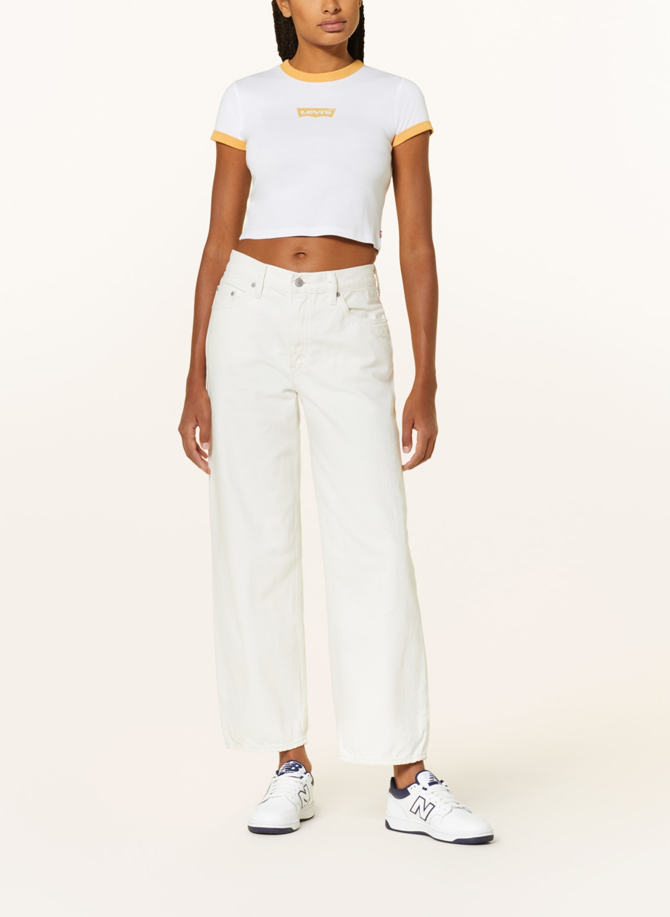 Levi's® Cropped-Shirt, Farbe: WEISS (Bild 2)