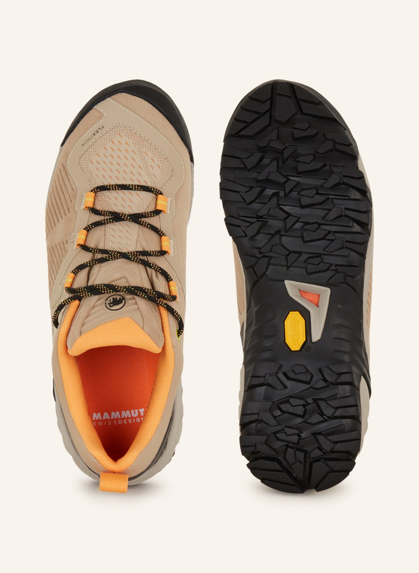 MAMMUT Multifunctional shoes SAPUEN LOW GTX, Color: BEIGE/ LIGHT ORANGE/ BLACK (Image 5)