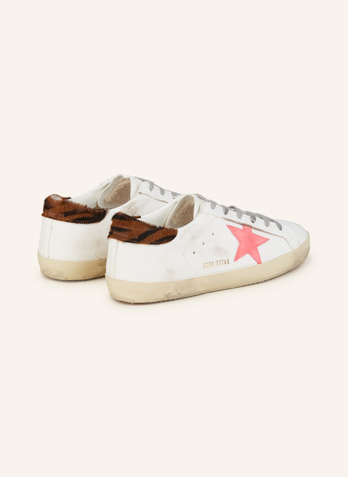GOLDEN GOOSE Sneakers SUPER-STAR, Color: WHITE/ PINK (Image 2)