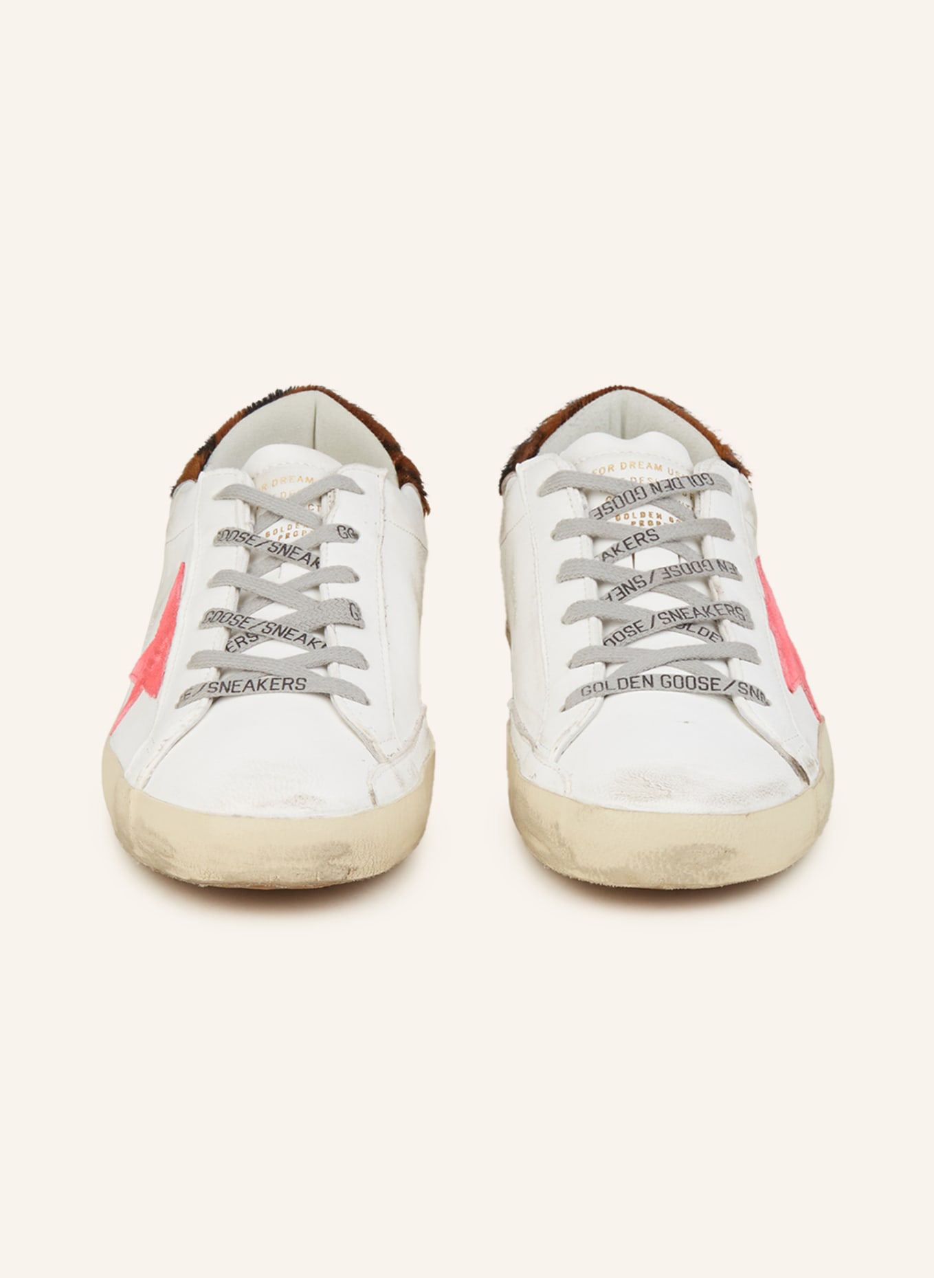 GOLDEN GOOSE Sneakers SUPER-STAR, Color: WHITE/ PINK (Image 3)