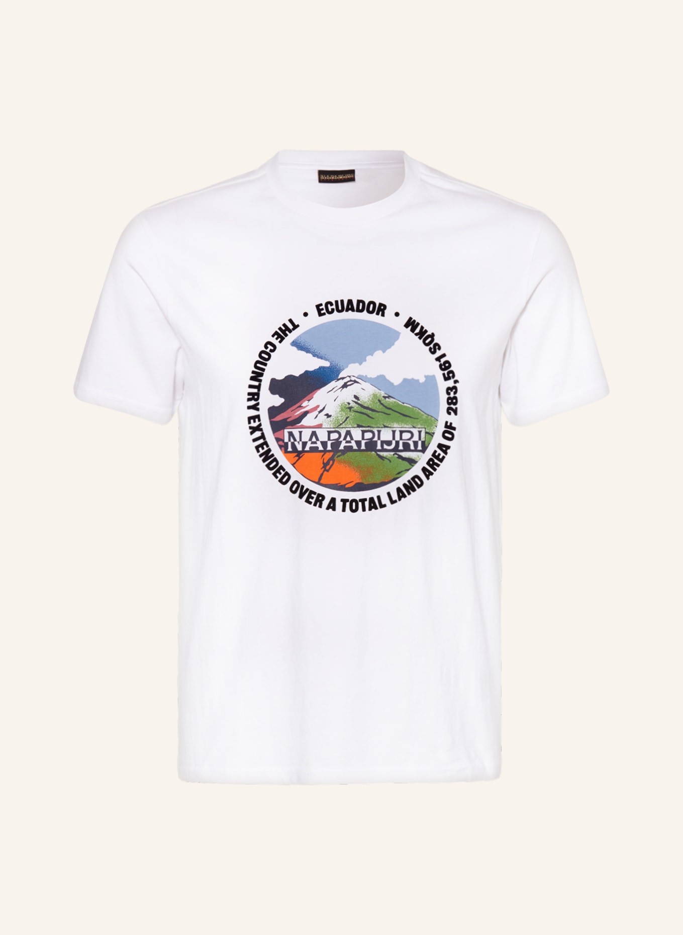 NAPAPIJRI T-shirt SANGAY, Color: WHITE (Image 1)