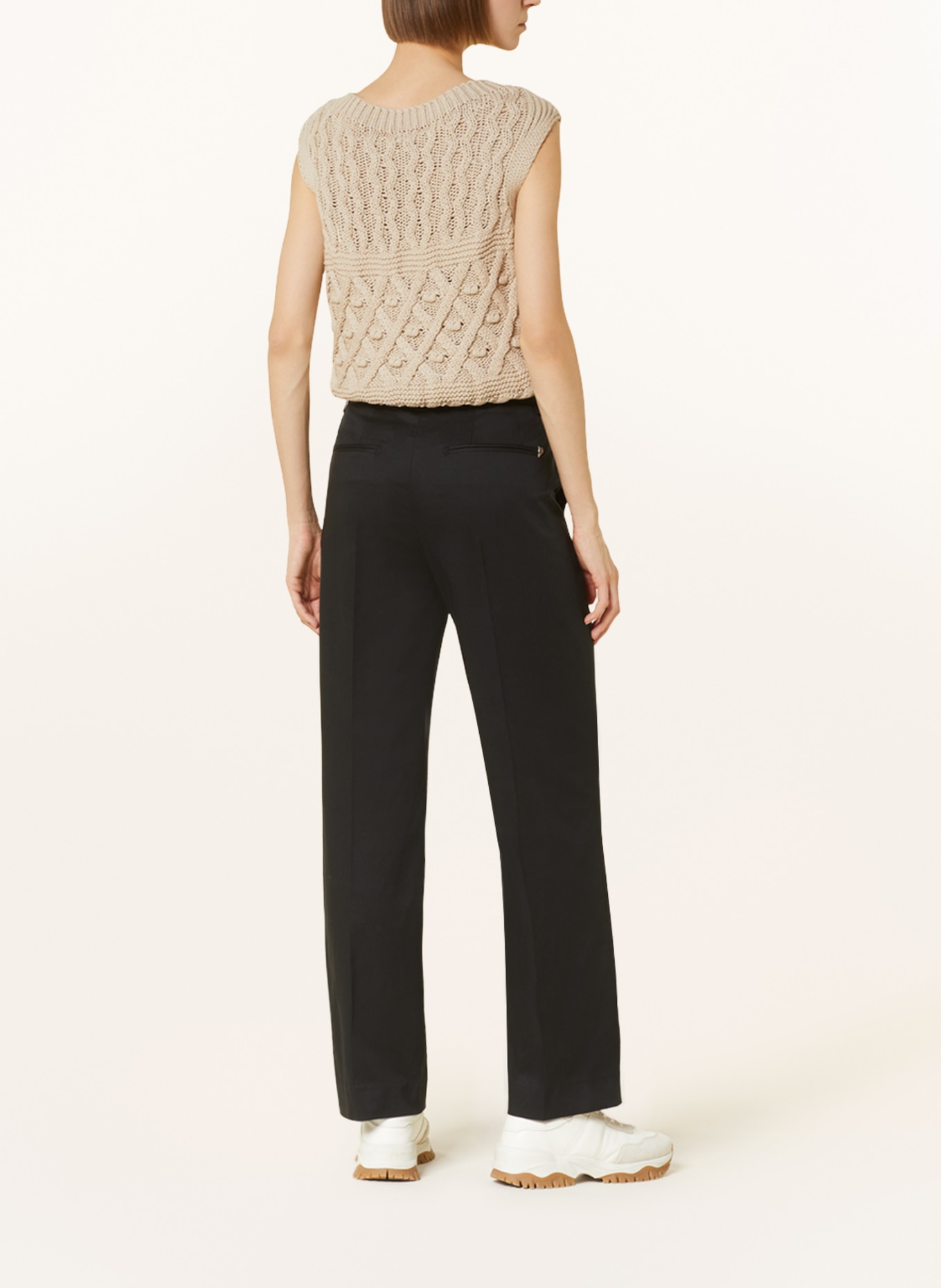 Dondup Trousers MELI, Color: BLACK (Image 3)