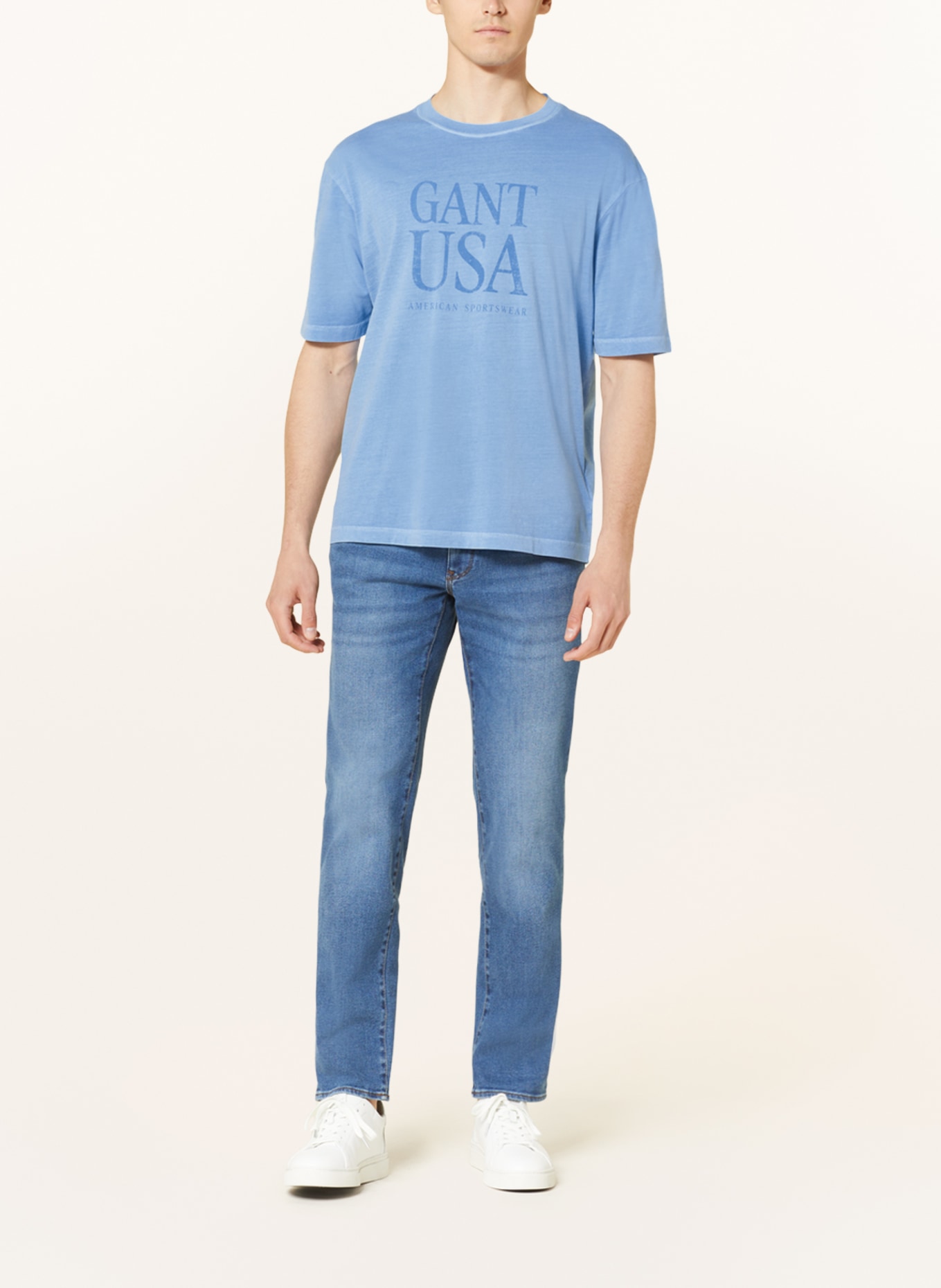 GANT T-shirt, Color: BLUE (Image 2)